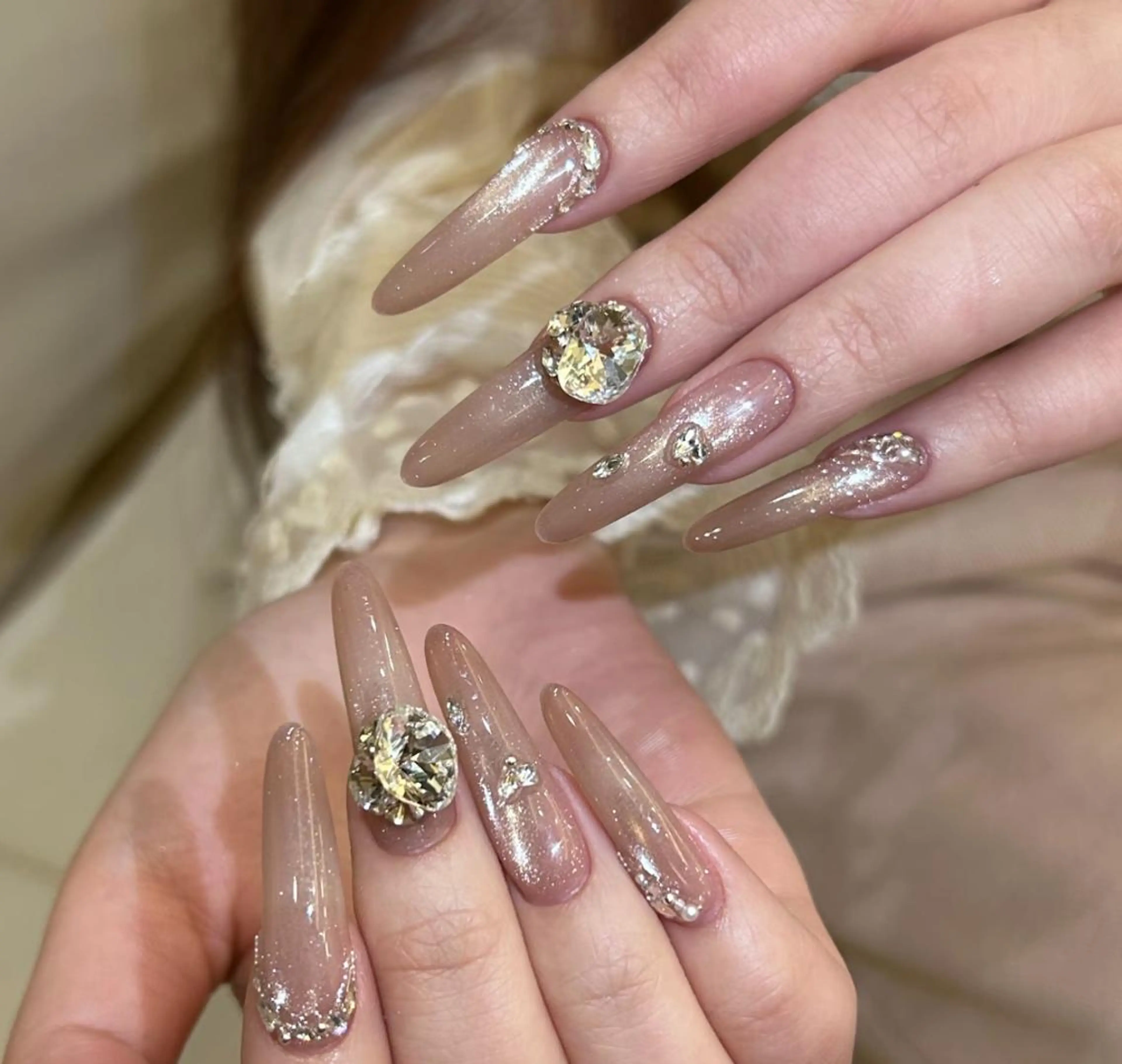 ネイル ハンドネイル ハンドケア 🍑 momo_nailのネイルデザイン
