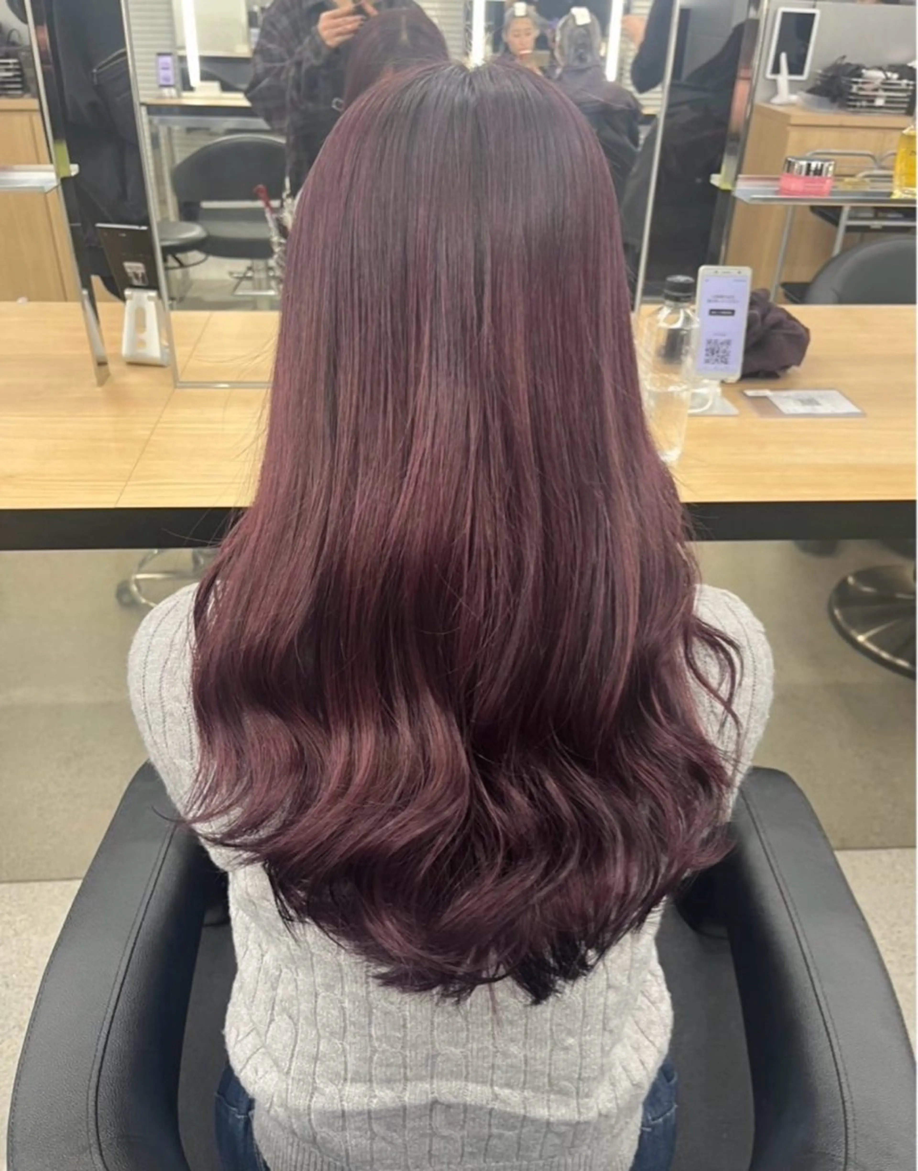 ロング ピンクラベンダー miku/ラベンダー 透明感カラー🪻❤︎のヘアスタイル