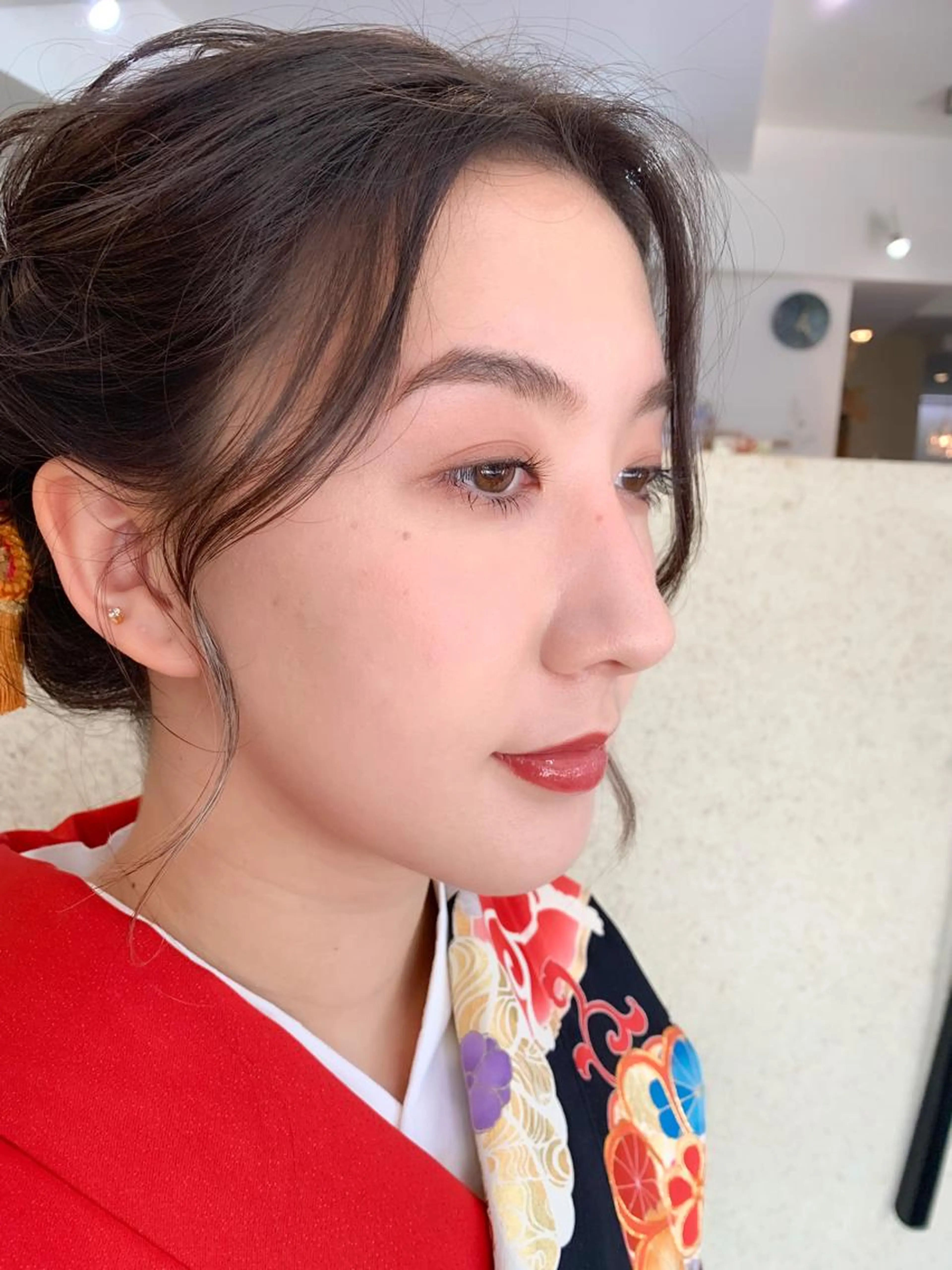 透明感メイクアップの写真