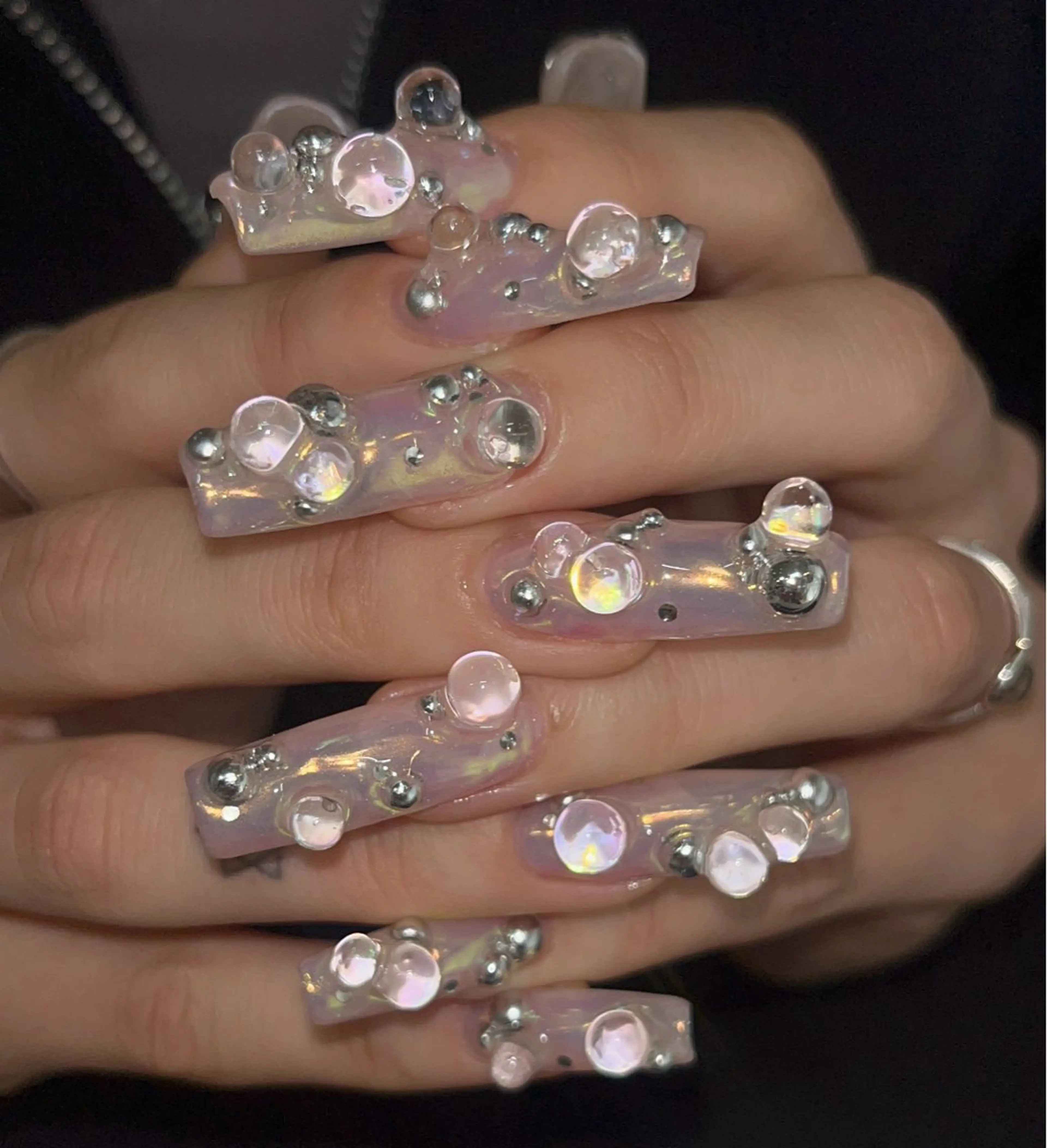 とにかく派手にしたい❣️パーツ制限なし🚫《120分アートし放題》¥10,000の写真