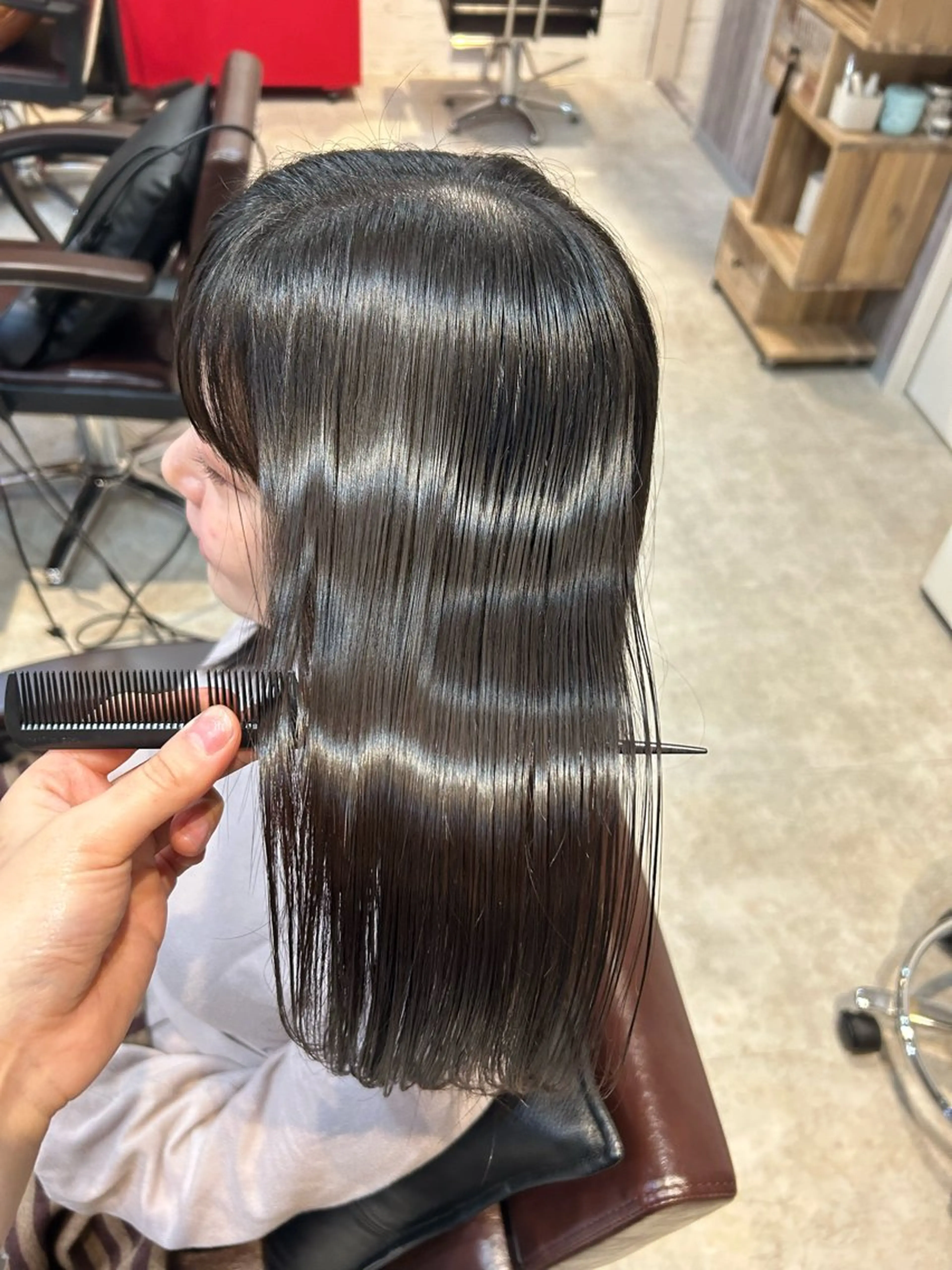 ミディアム カラー CURIO/南船場 /RIN💈🍎のヘアスタイル