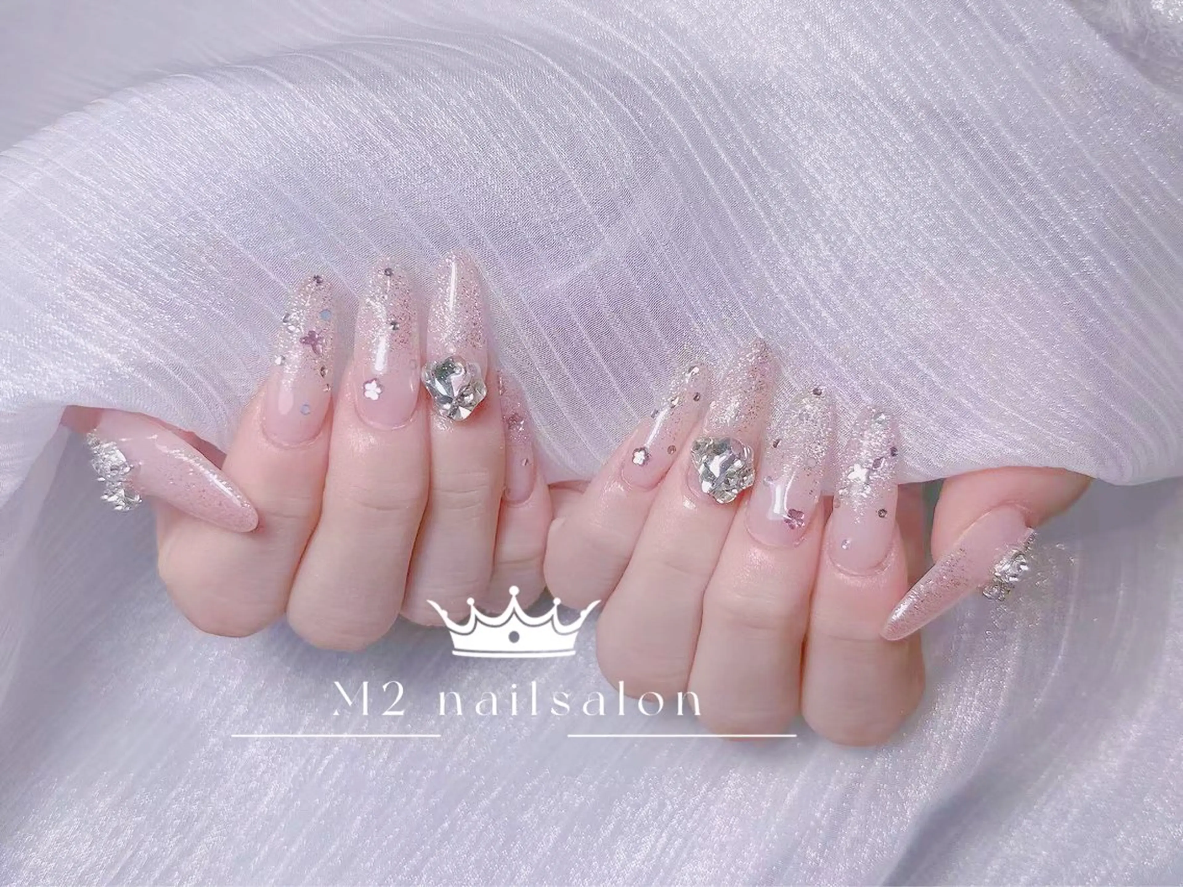 ネイル ハンドネイル 長さだし専門店 M2　rikaのネイルデザイン