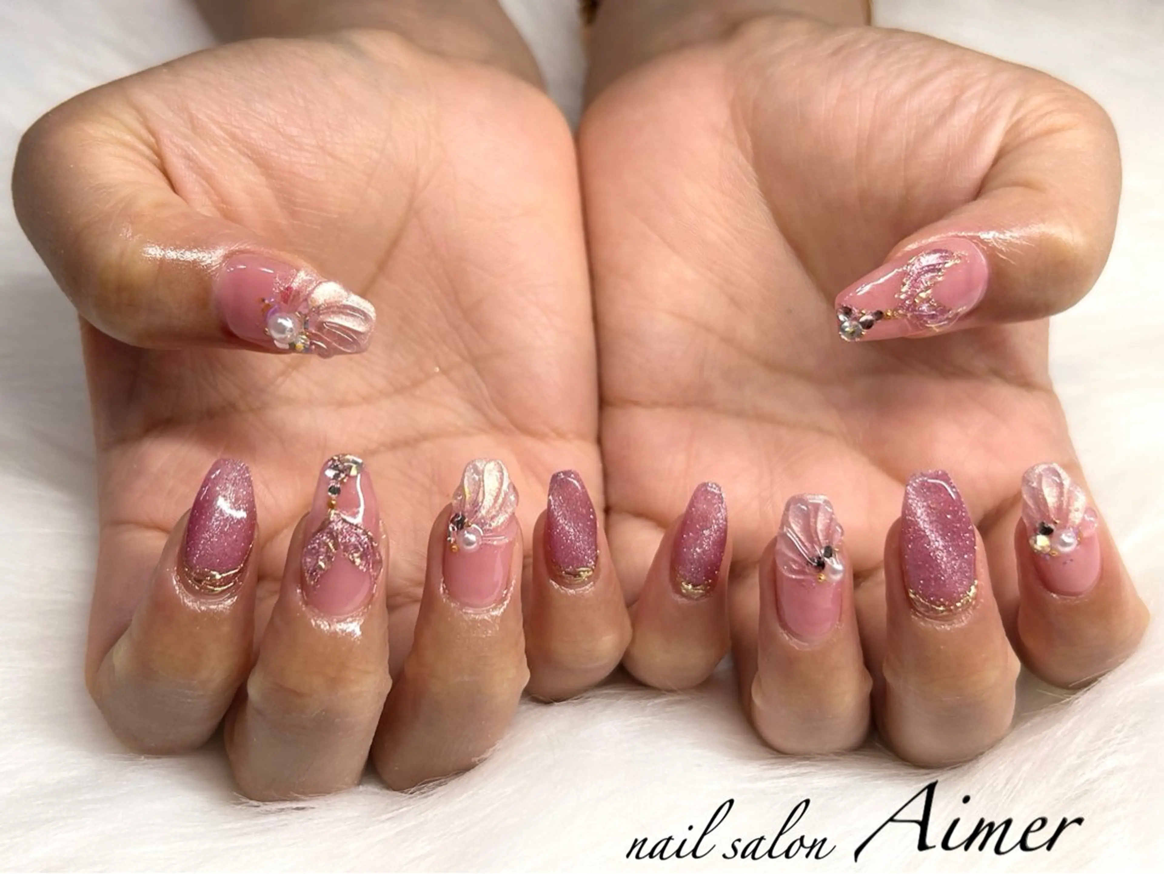 ネイル ハンドネイル nail salon Aimerのネイルデザイン