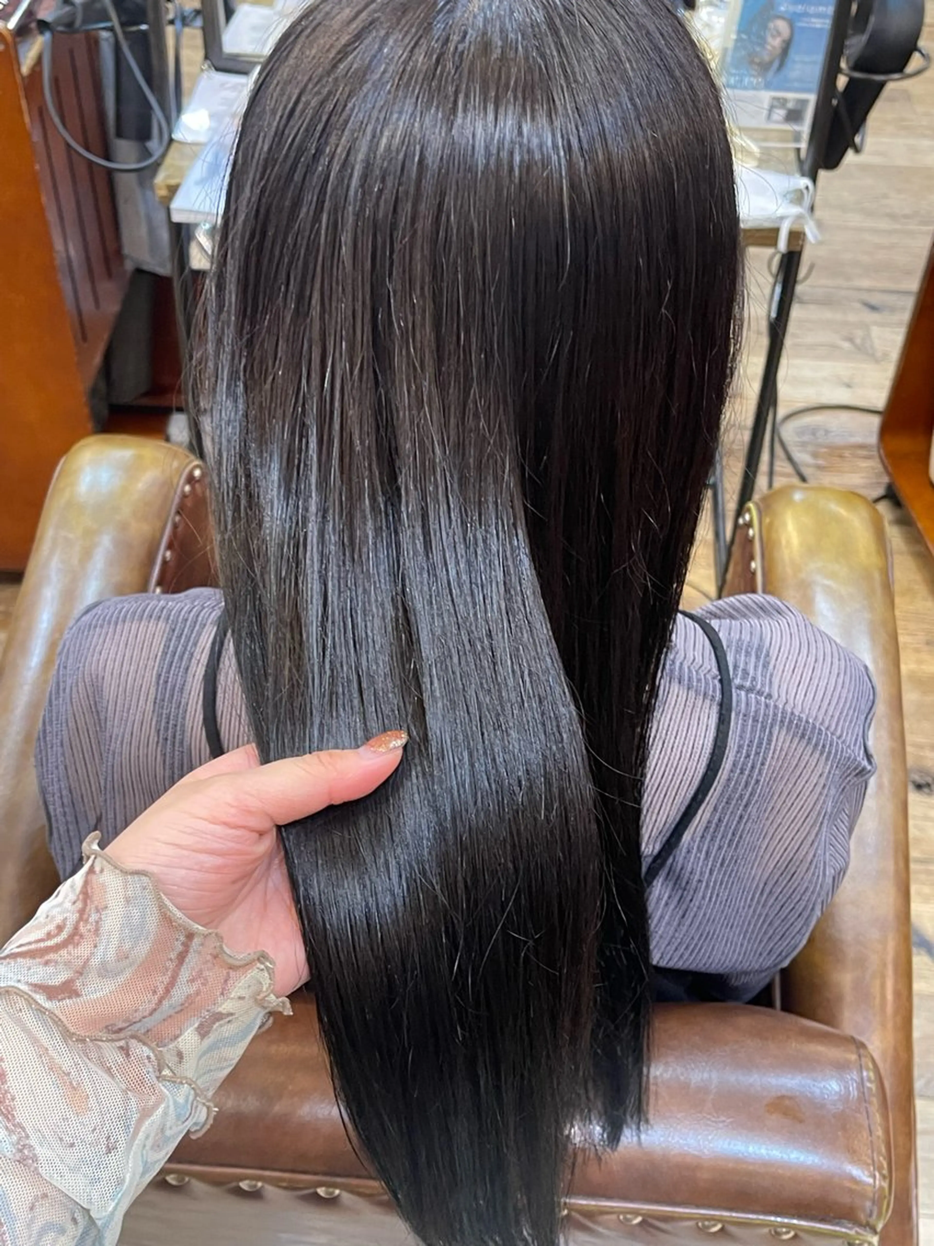 セミロング カラー jr.stylist 小島千穂🎀のヘアスタイル