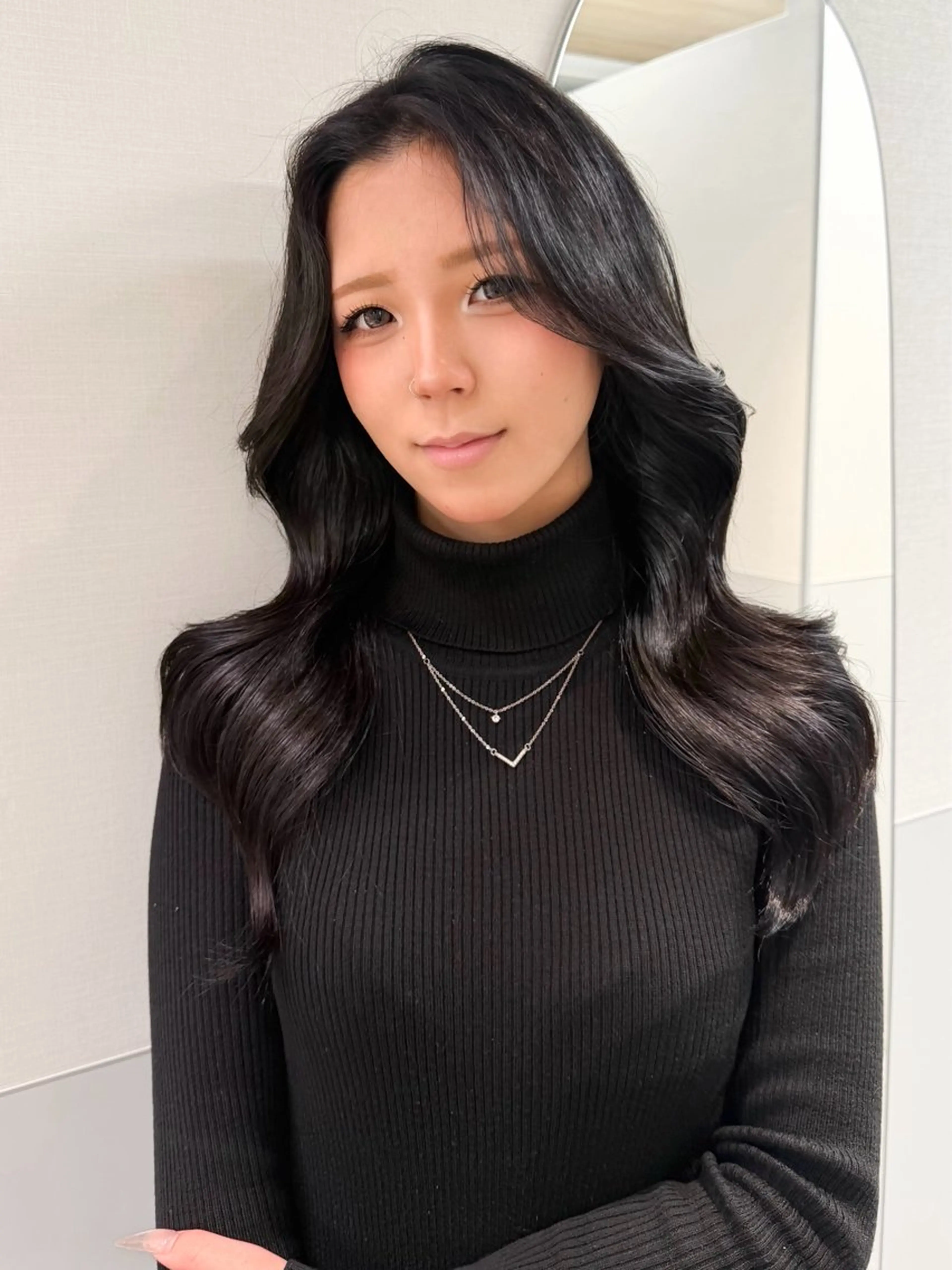 ロング カラー ヘアアレンジ カット ヘアカラー トリートメント ヘッドスパ ヘアセット 縮毛矯正🤍 盛れるボブ/ひかりのヘアスタイル