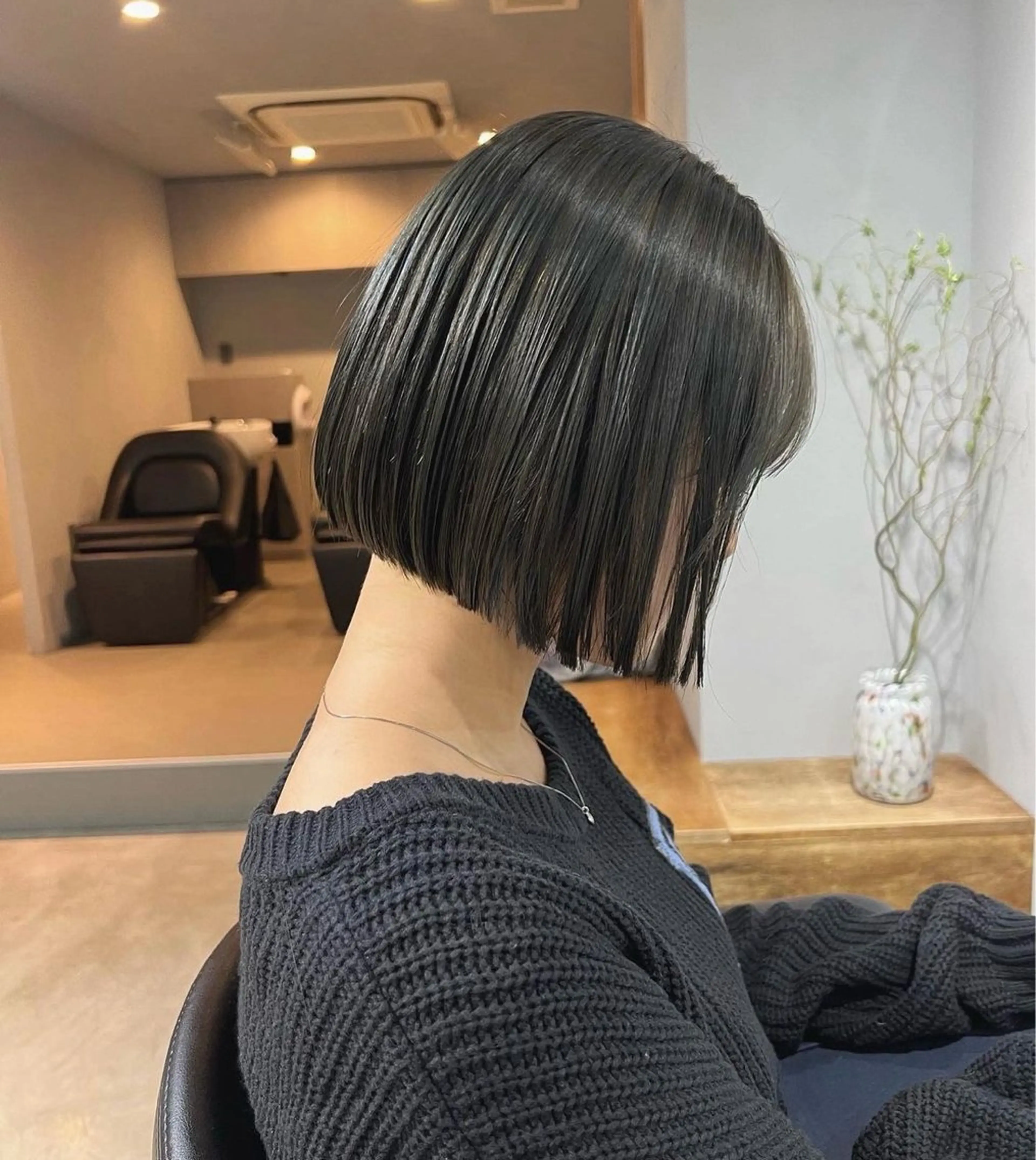 ショート カラー カット ヘアカラー トリートメント akane/ベージュ /オリーブ/ブラウンのヘアスタイル