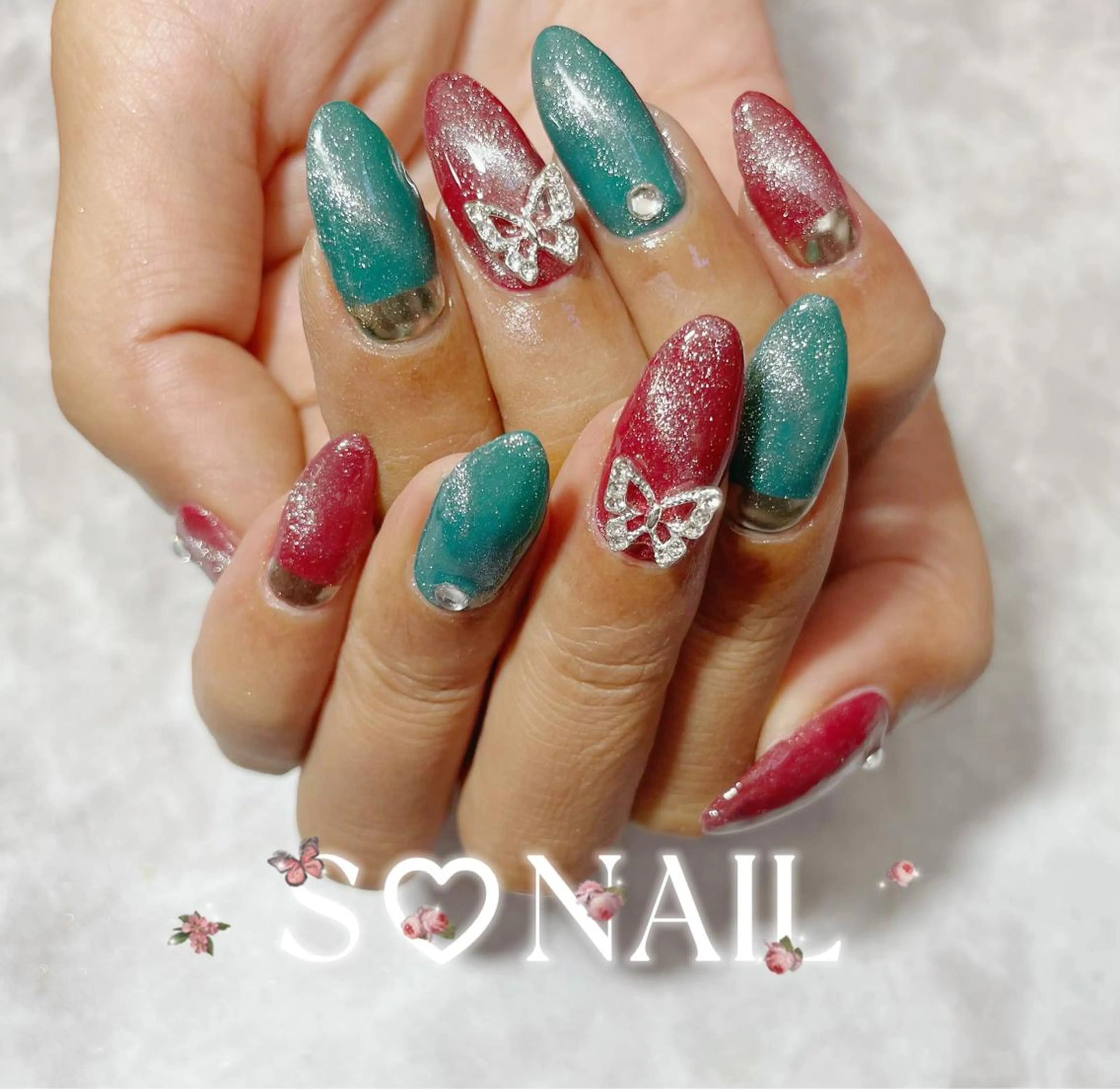 ネイル 持ち込み ハンドネイル S♡NAIL所属・S.NAIL Suuのネイルデザイン