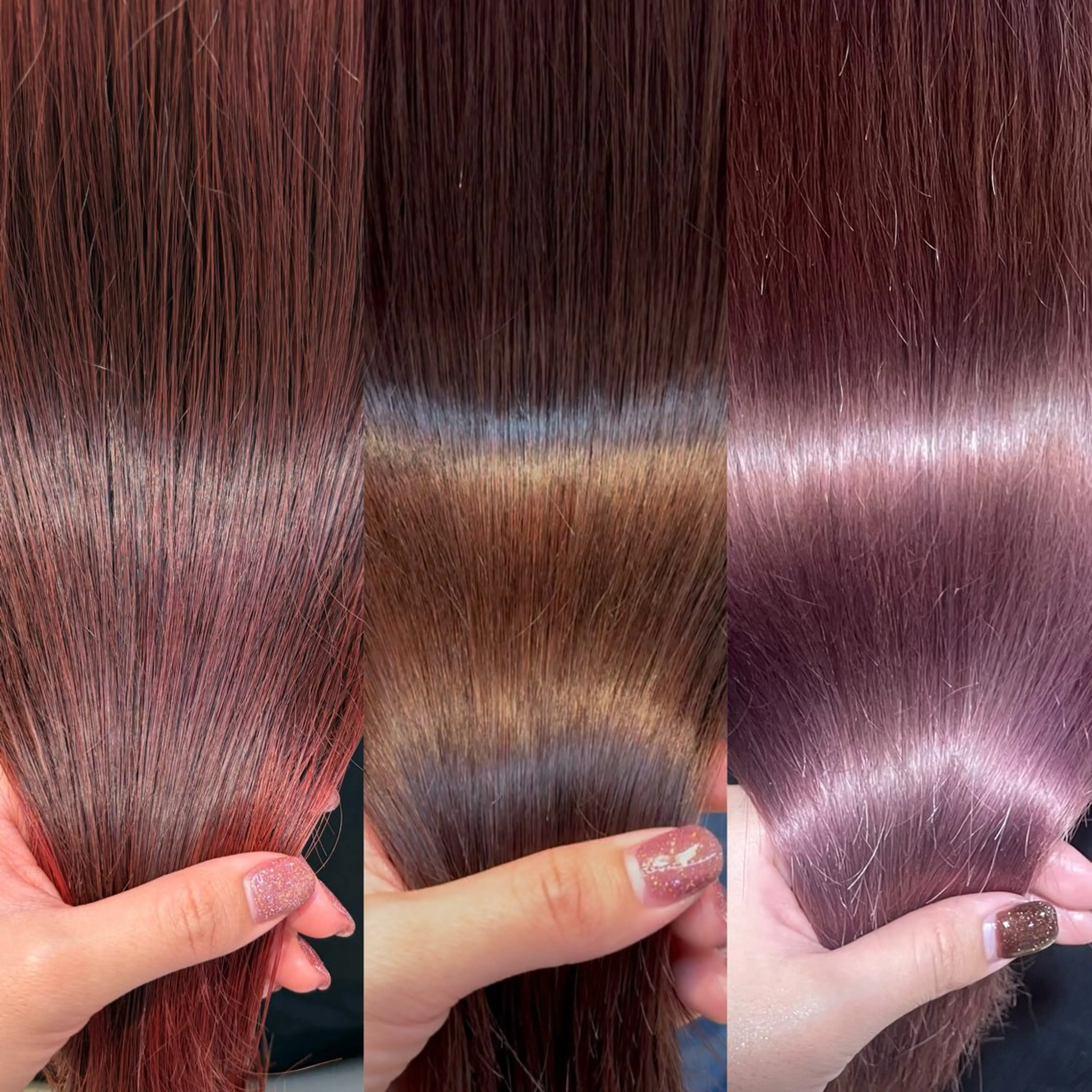 ミディアム カラー ピンクカラー カット ヘアカラー トリートメント ひなた 艶カラー/渋谷のヘアスタイル