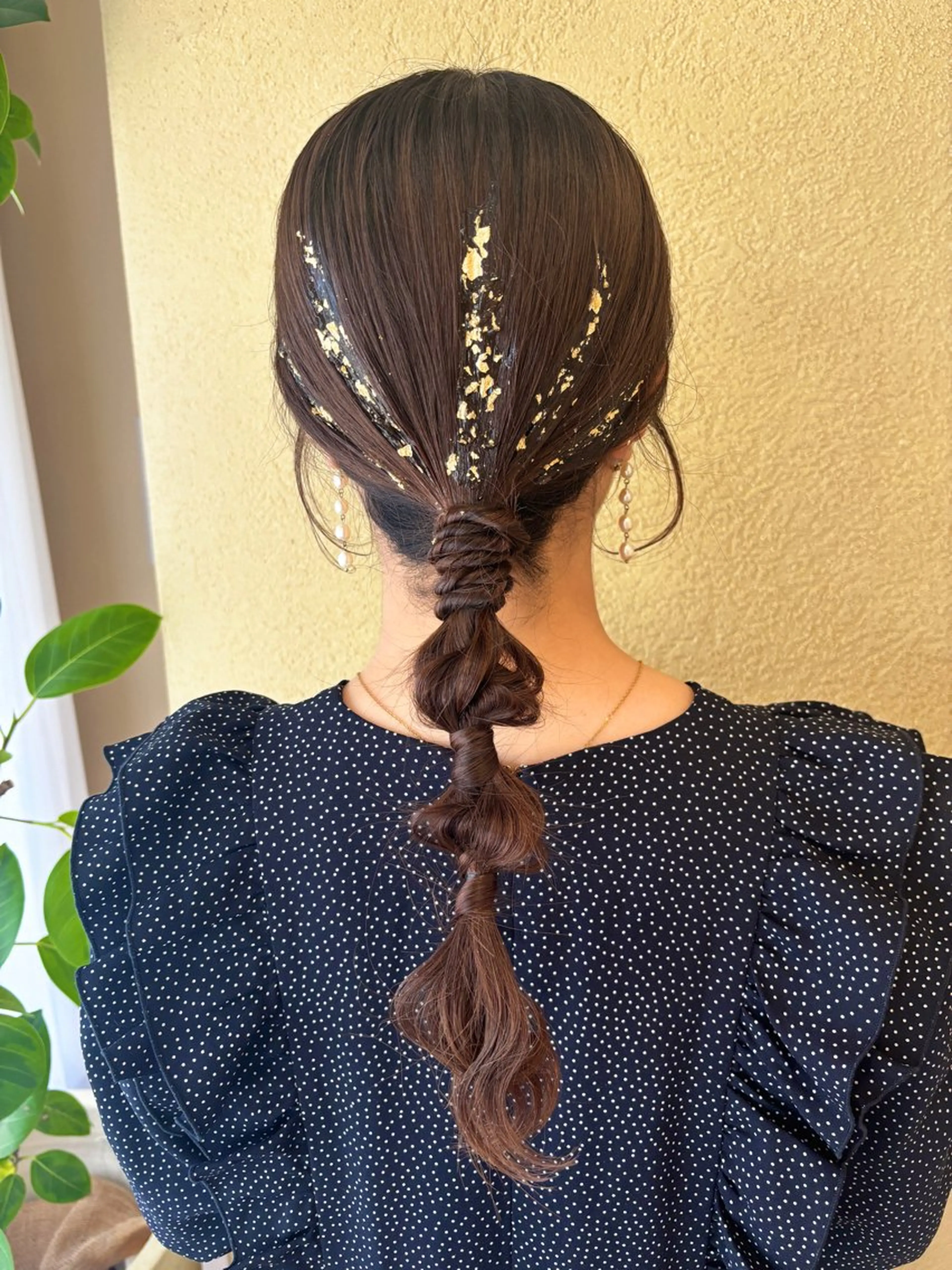 ロング ヘアアレンジ え りのヘアスタイル