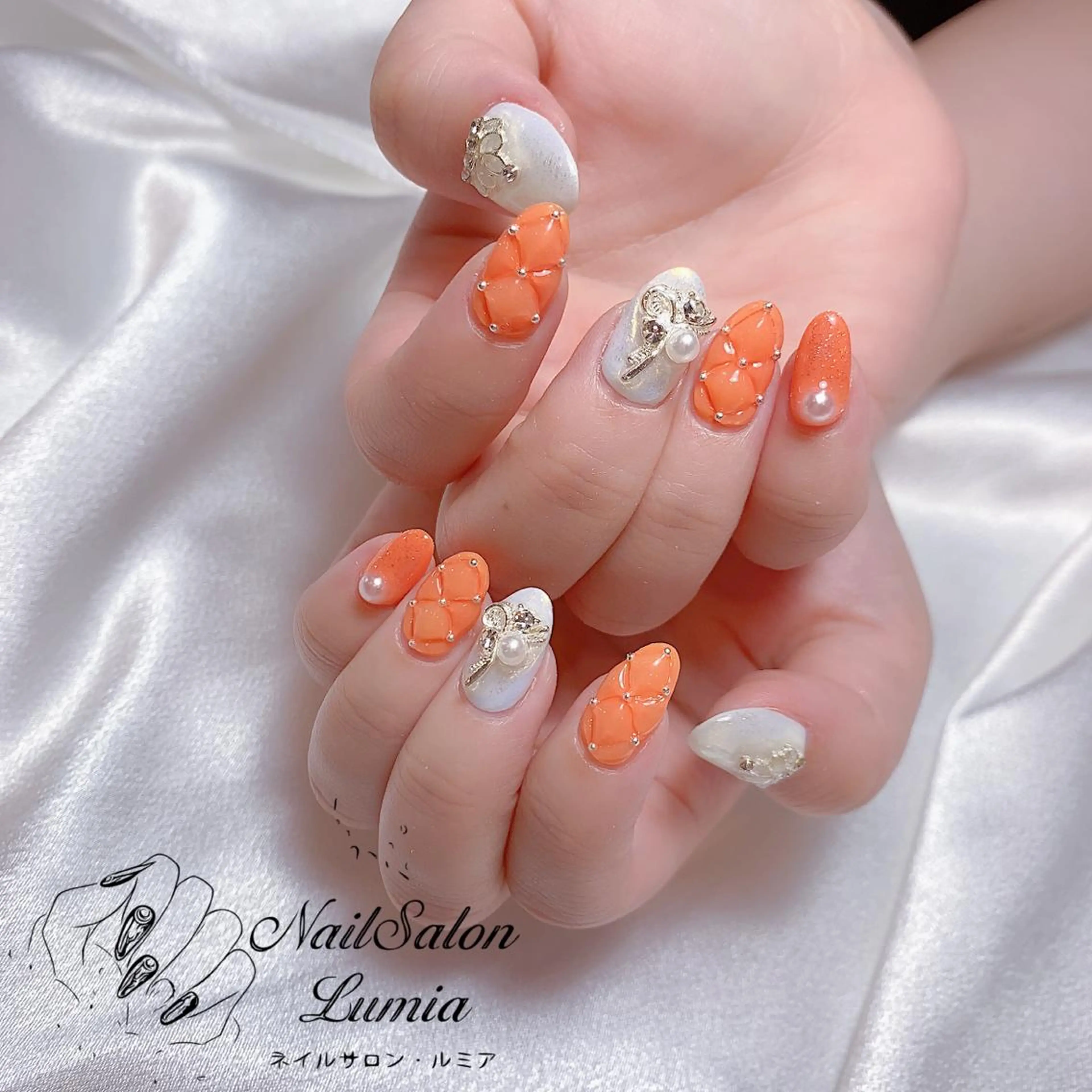 ネイル ハンドネイル ネイルサロン ルミア Lumia 店長のネイルデザイン