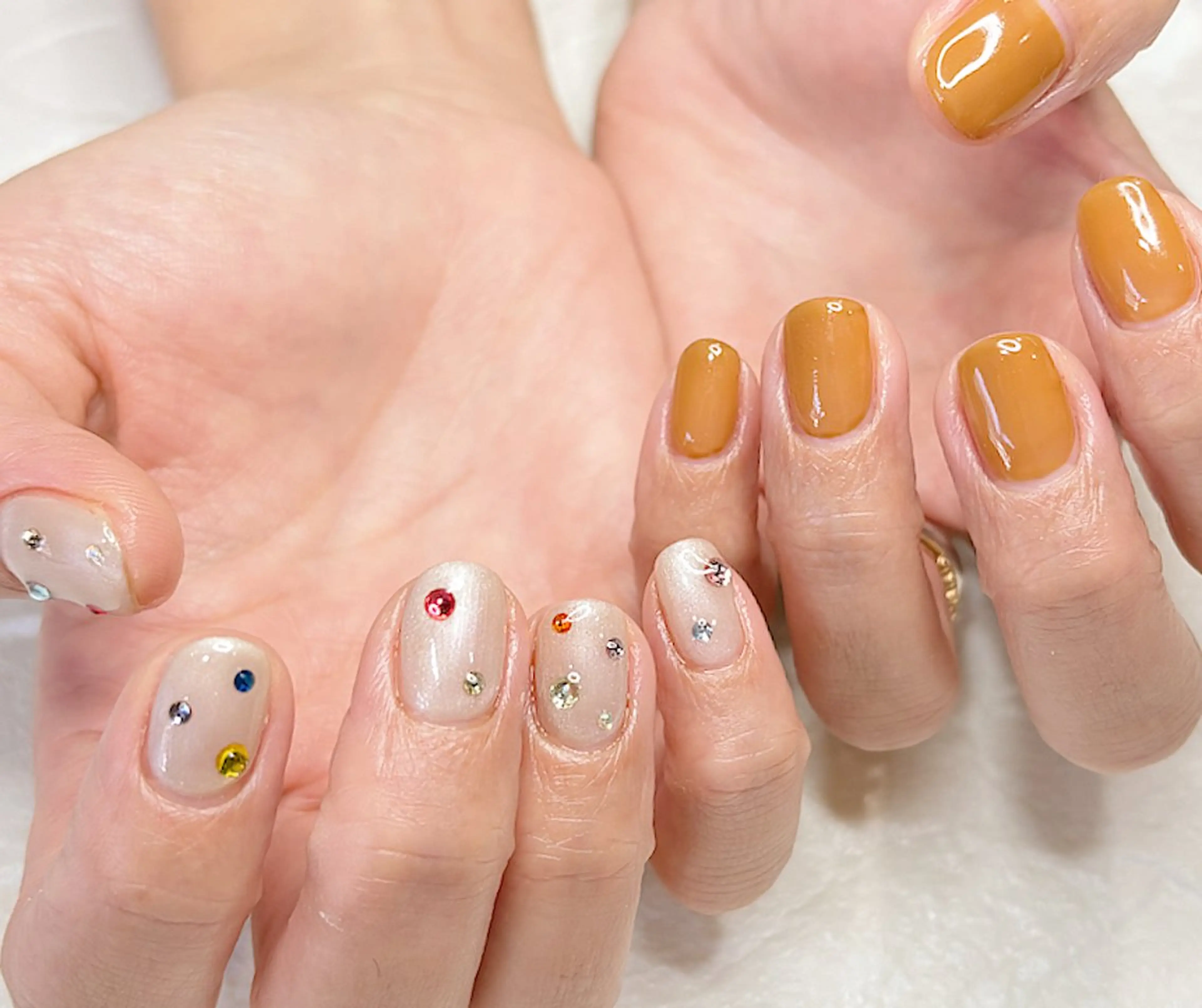ネイル シンプルネイル ハンドネイル mua nail mikiのネイルデザイン