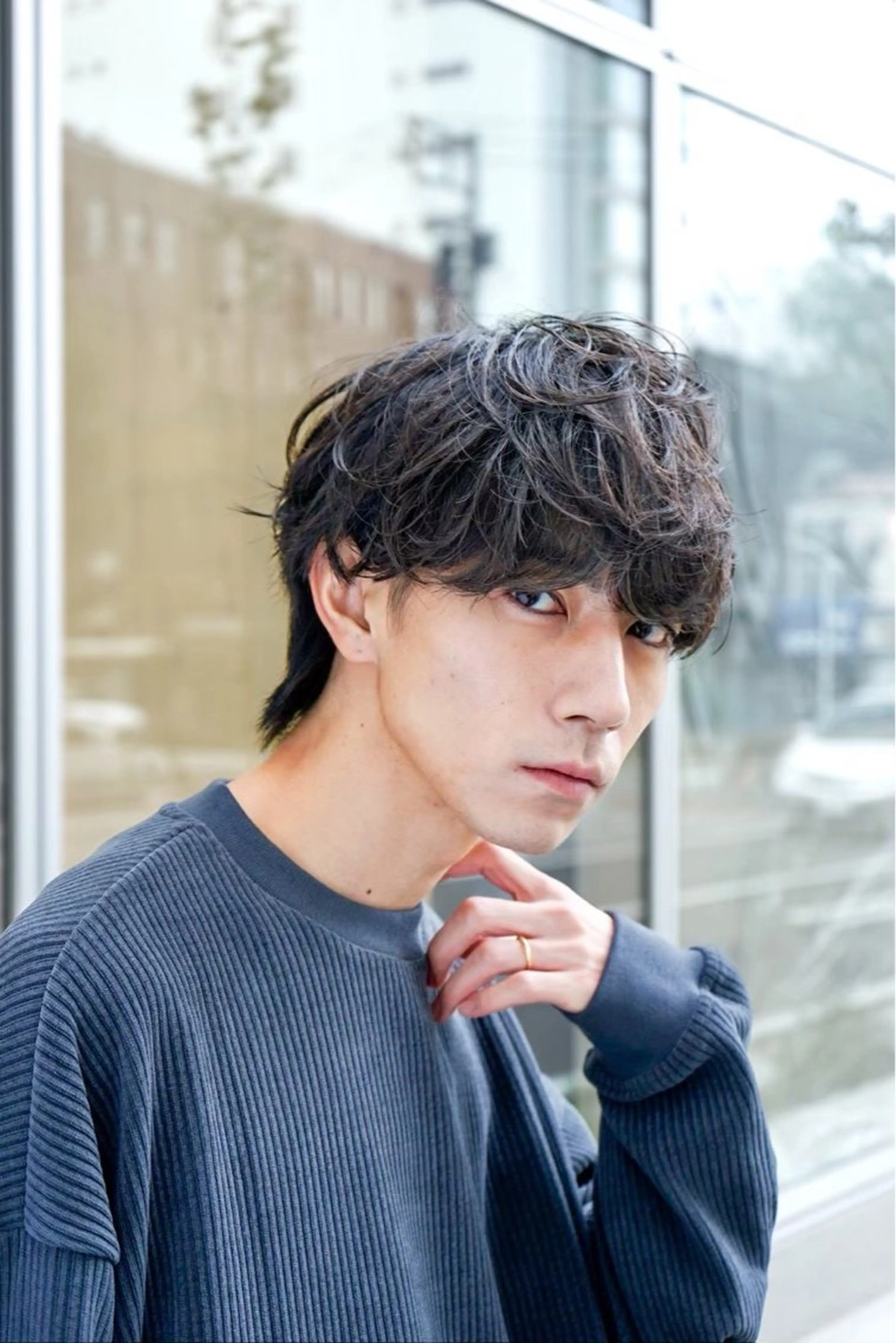 メンズカットモデルの写真