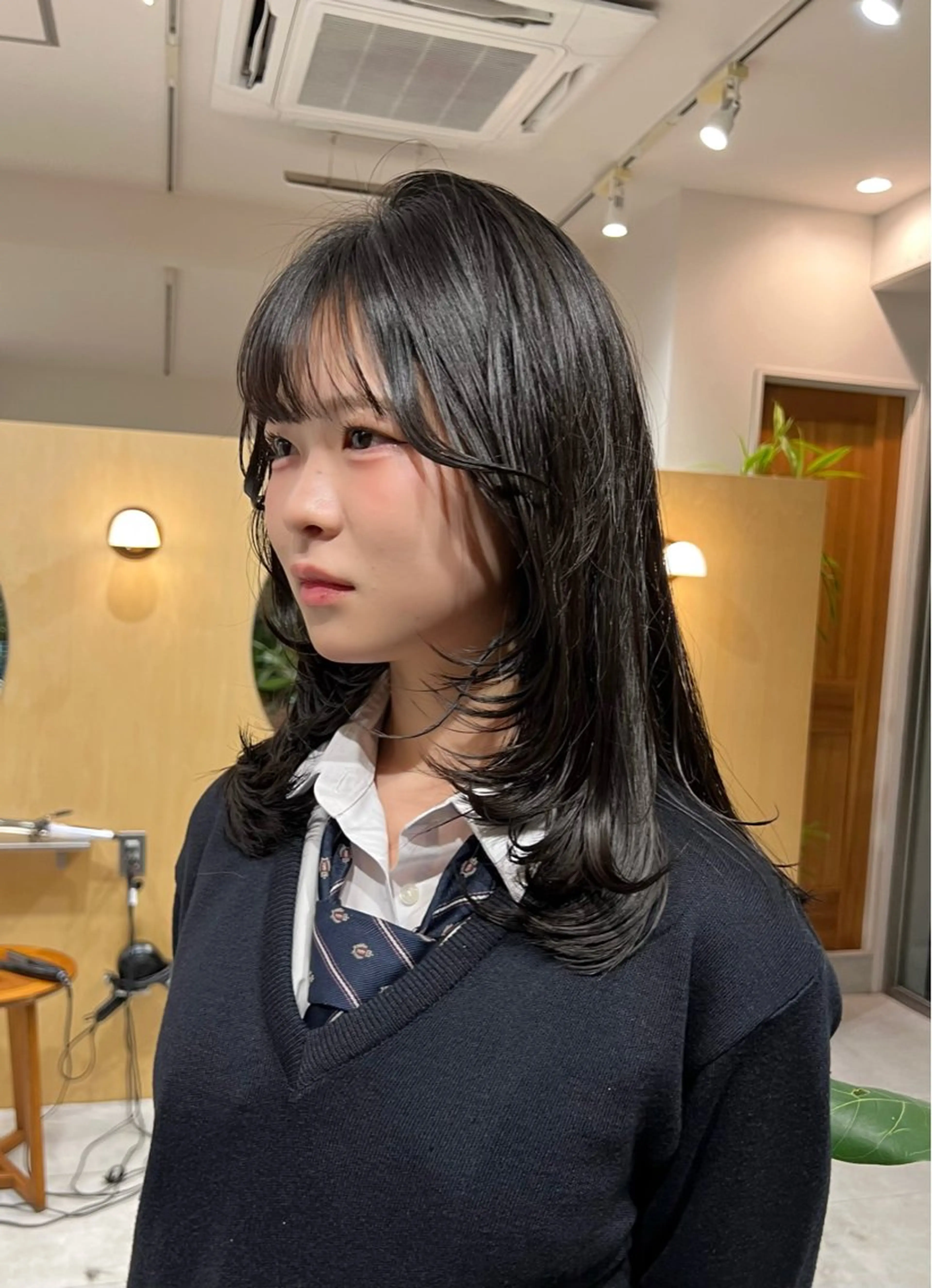 セミロング パーマ/ボブ /レイヤー チヒロのヘアスタイル