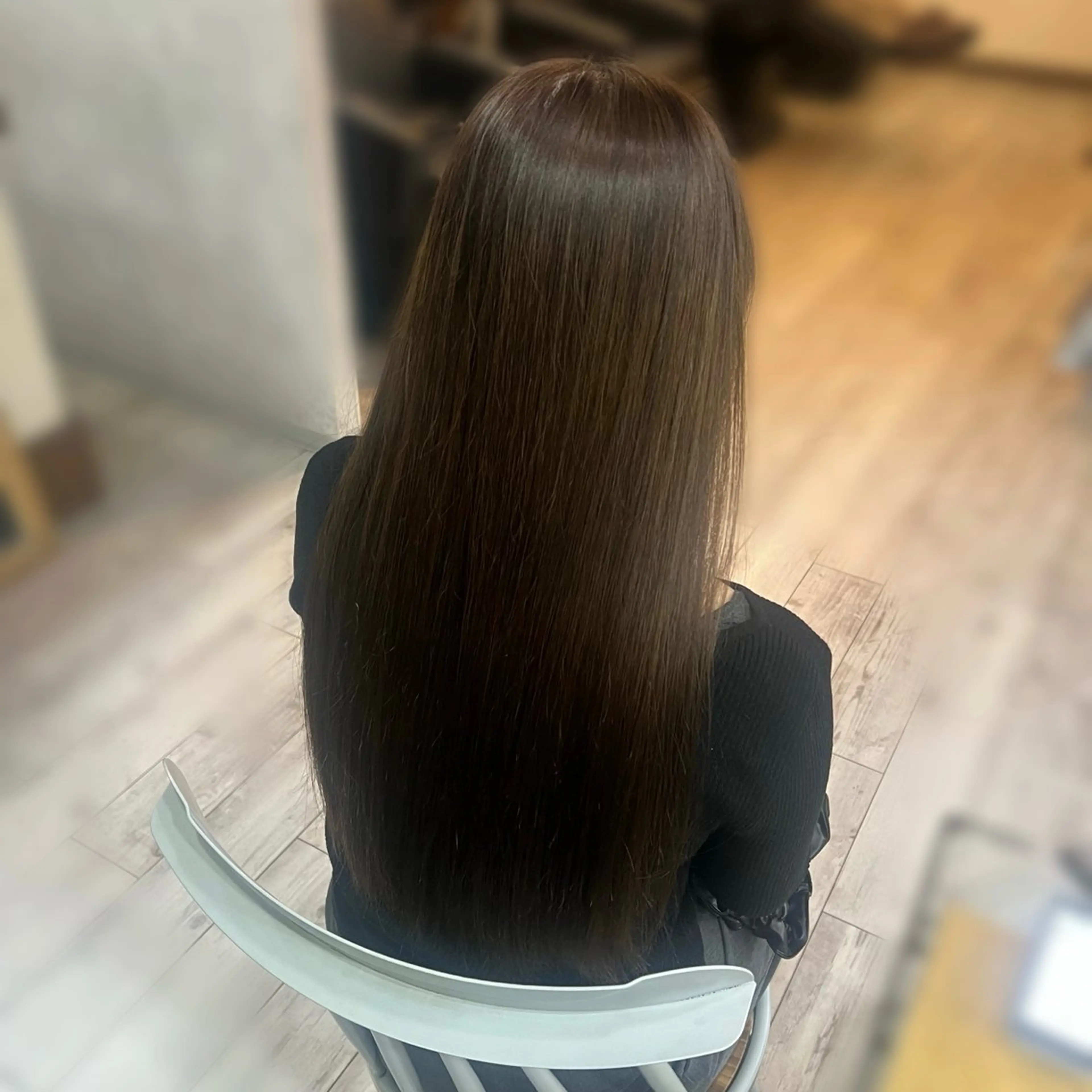 ロング カラー ヘアカラー トリートメント 平野 優菜 / minim 艶カラーのヘアスタイル