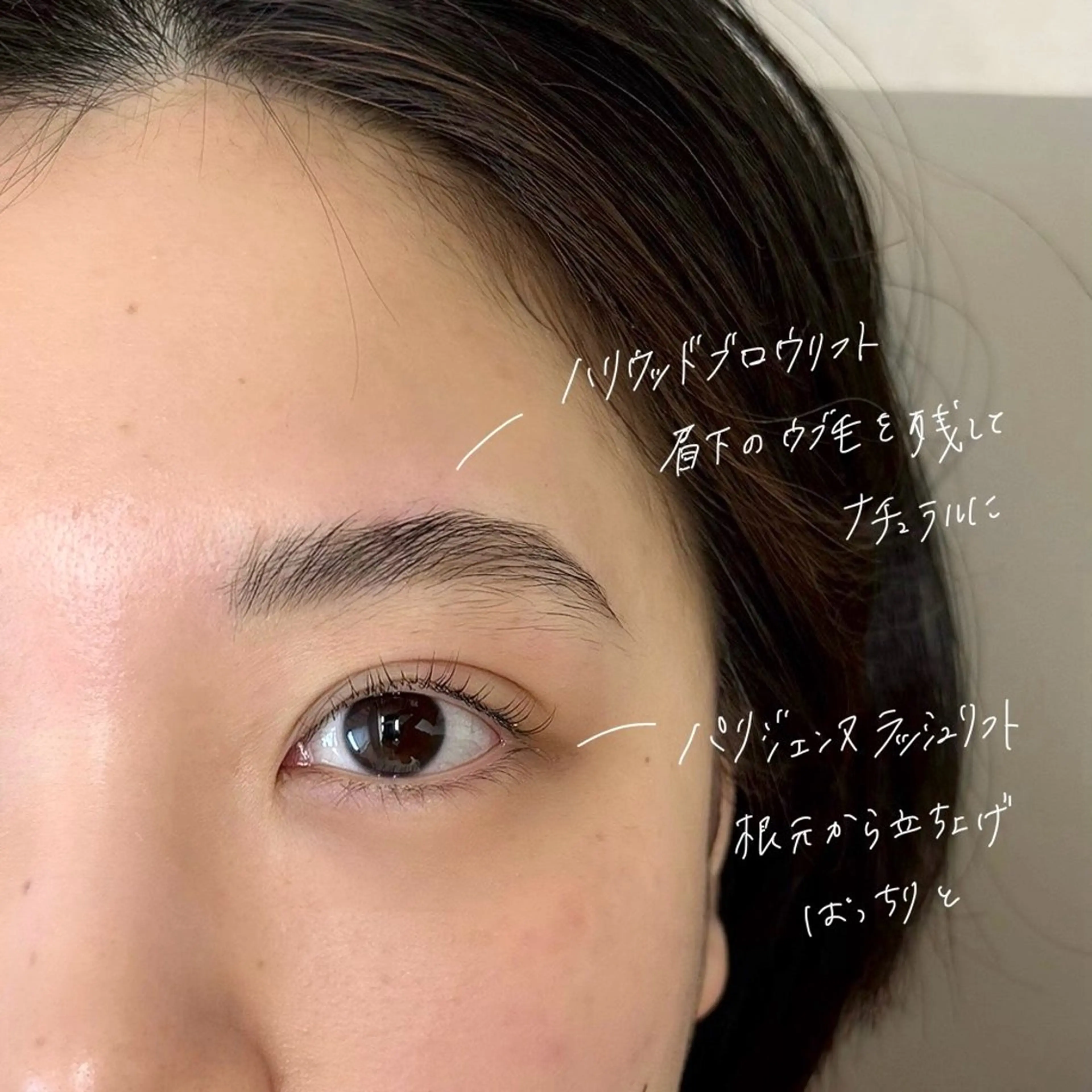 アイブロウ ハリウッドブロウリフト ワックス脱毛 その他(アイブロウ) GO TODAY SHAiRE SALON Vellmie店所属・吉祥寺kasumi 🌛eye/browのマツエク・マツパデザイン