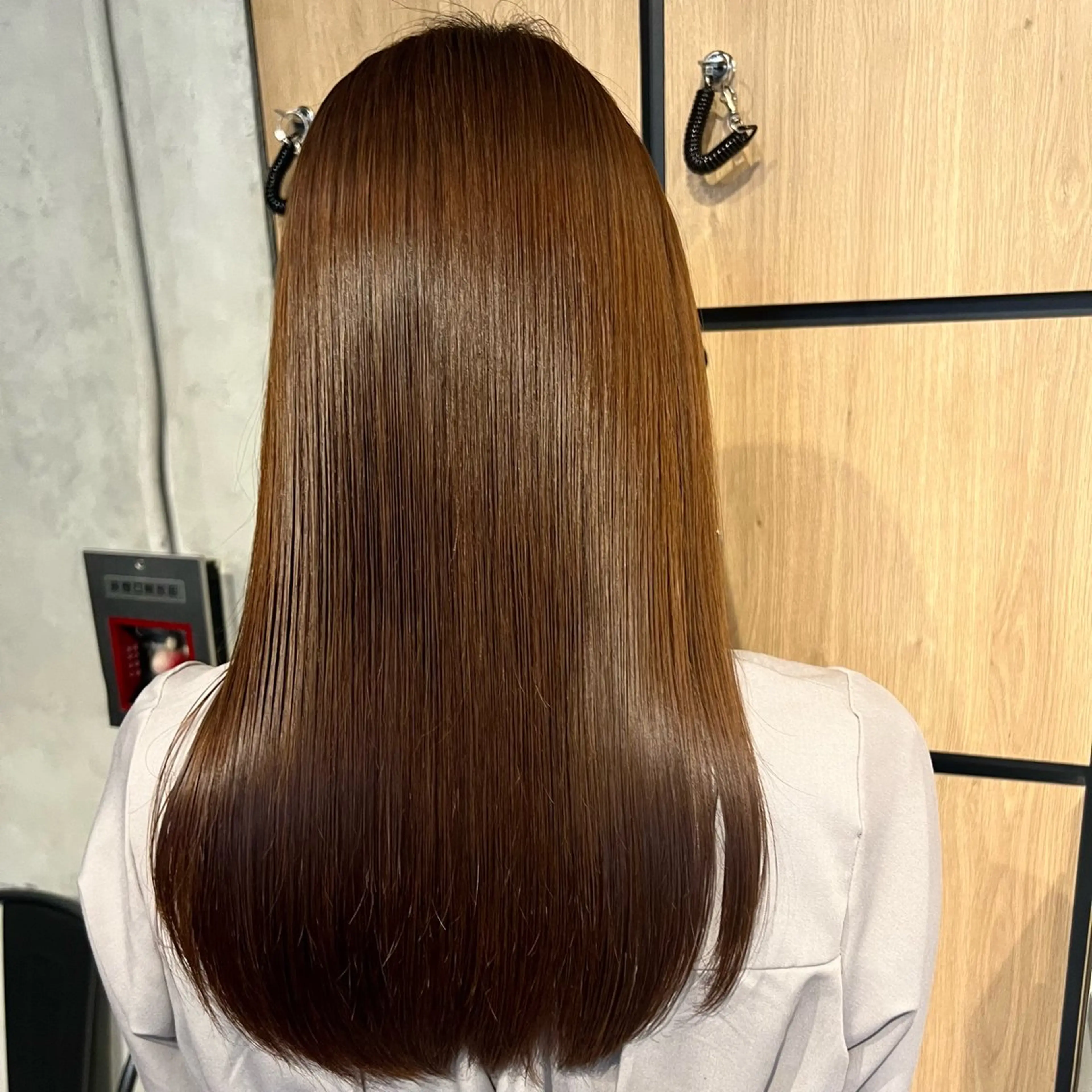 ロング カット ヘアカラー 縮毛矯正 Jewel Box東梅田所属・髪質改善サロン 梅田/ヨナミネのヘアスタイル