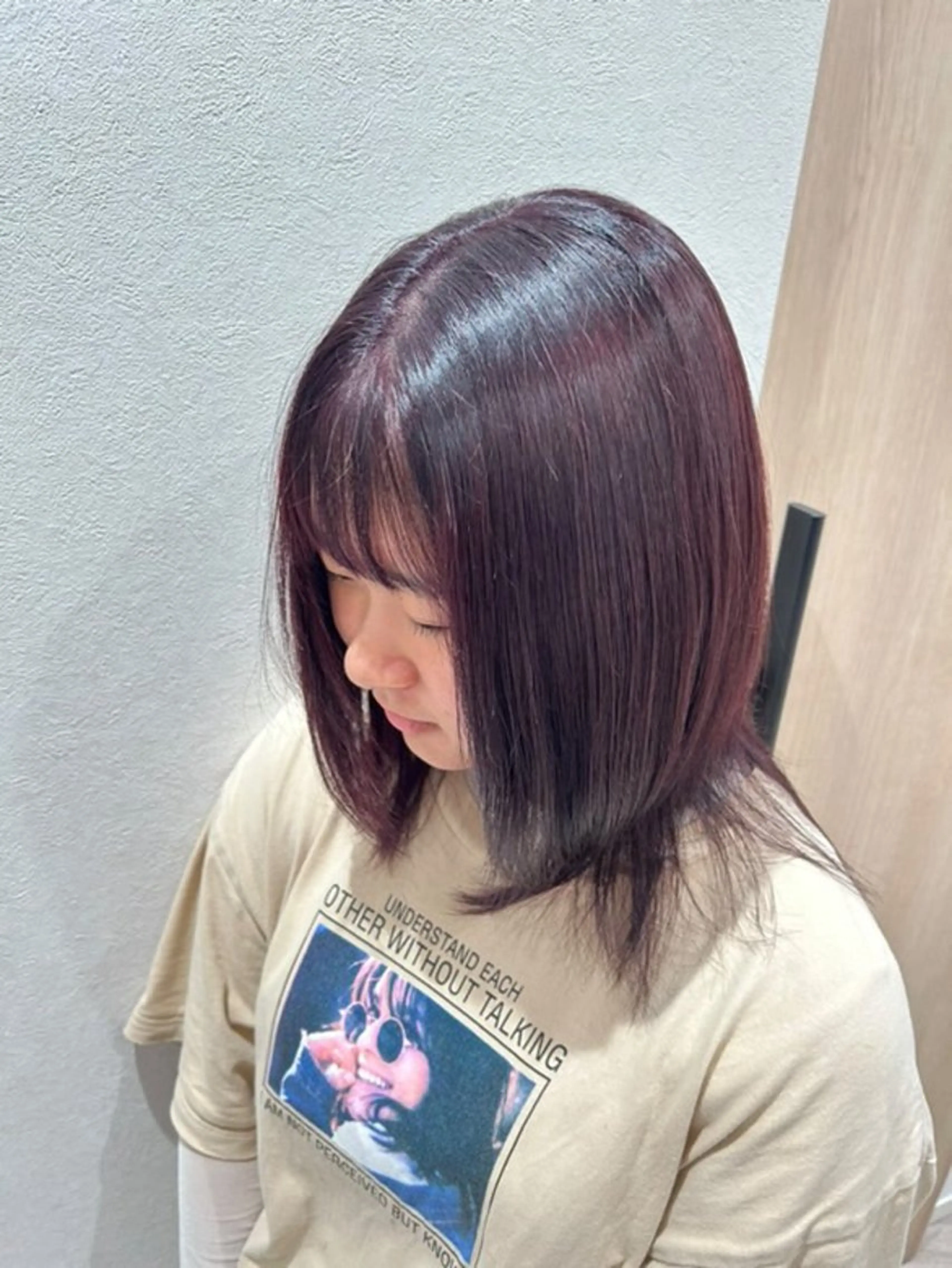 セミロング ✨髪質改善縮毛矯正 ✨輿水のヘアスタイル