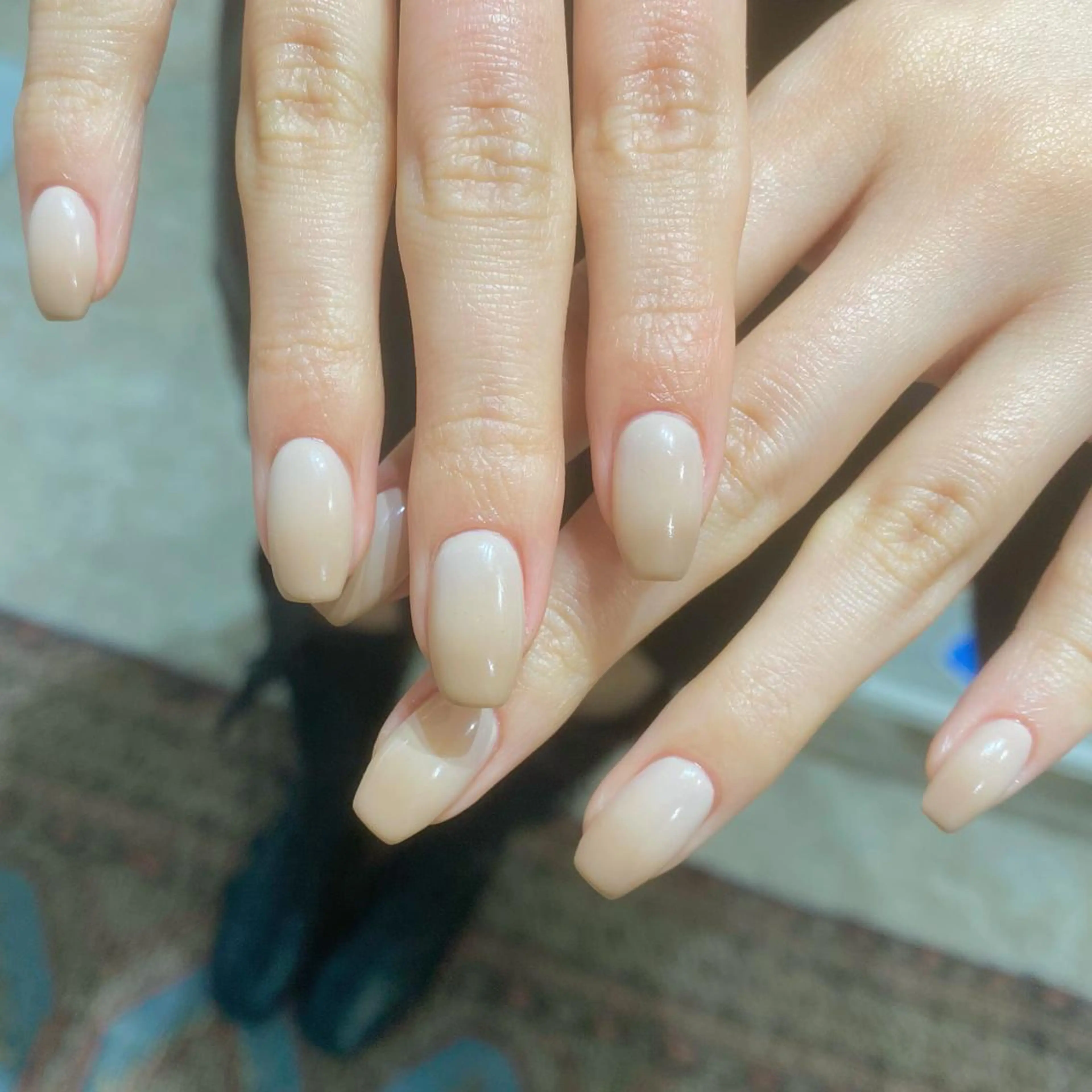 ネイル ラメ(グリッター) ハンドネイル 0203ムニムサン 💙Airiのネイルデザイン