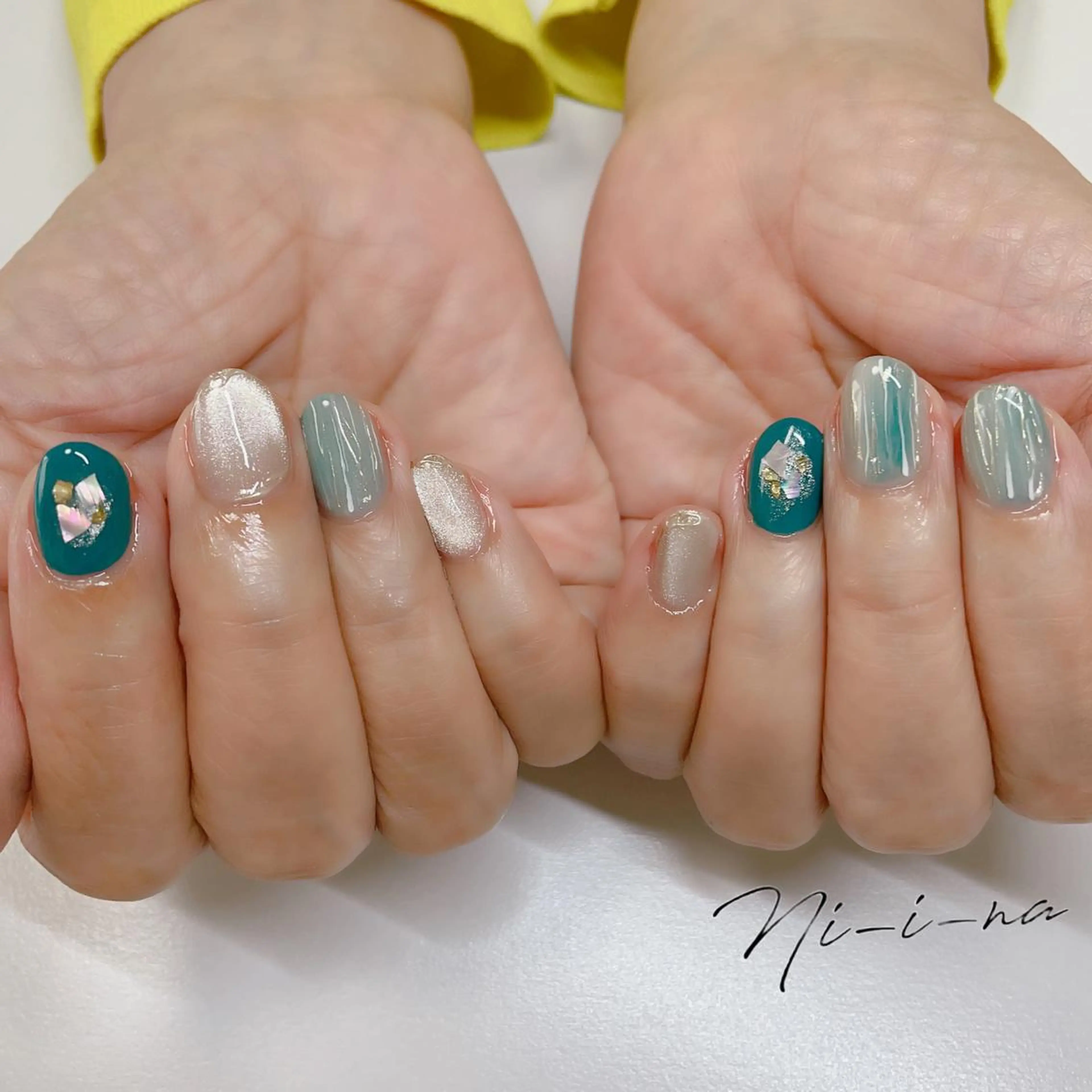 ネイル ハンドネイル nail salon Ni-i-naのネイルデザイン