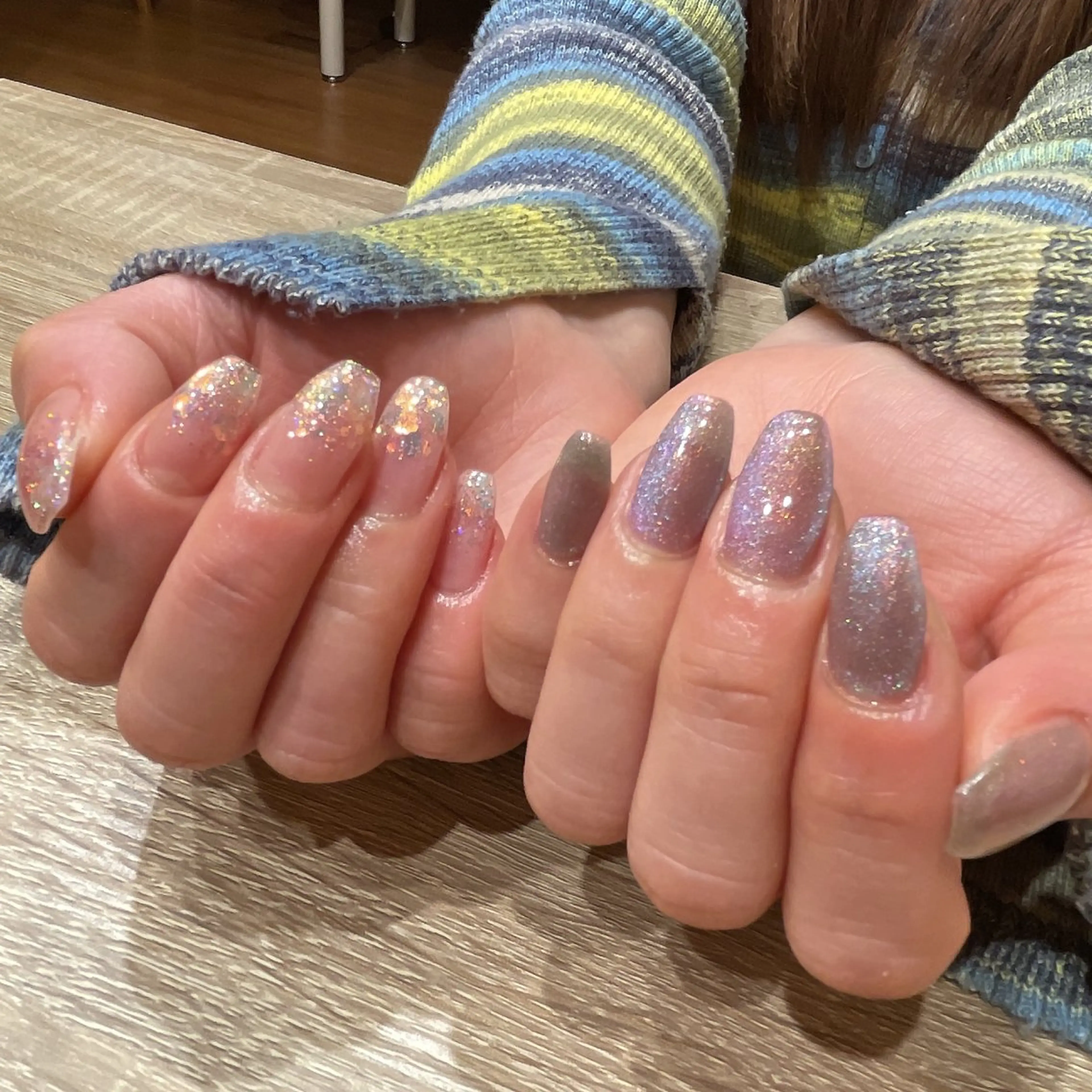 ネイル ラメ(グリッター) ハンドネイル liberté所属・liberté🫧 新小岩のネイルデザイン