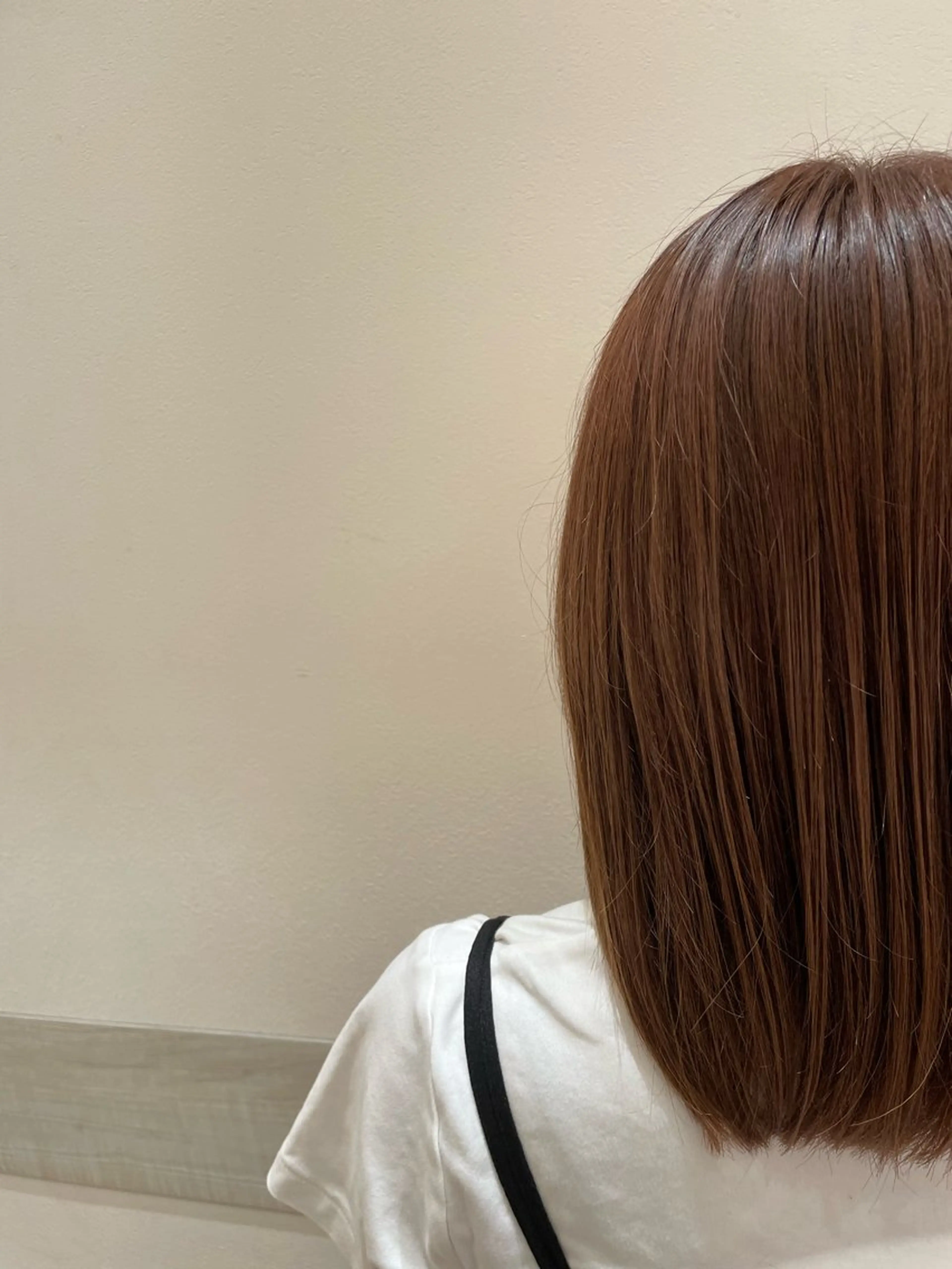 ミディアム カラー 似合わせカットパーマ 長峯丈士のヘアスタイル