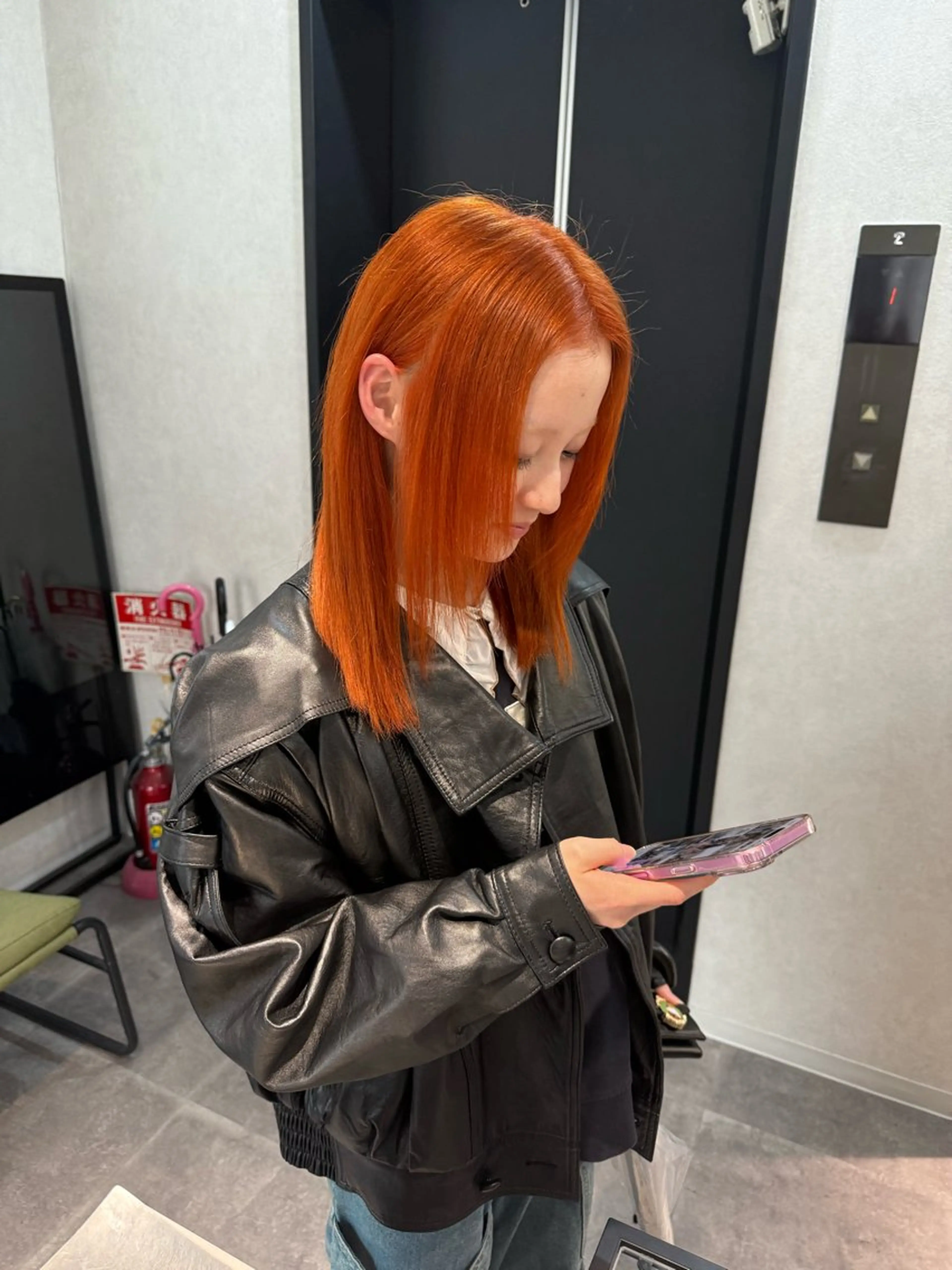 セミロング ヘアカラー Yume ♡のヘアスタイル