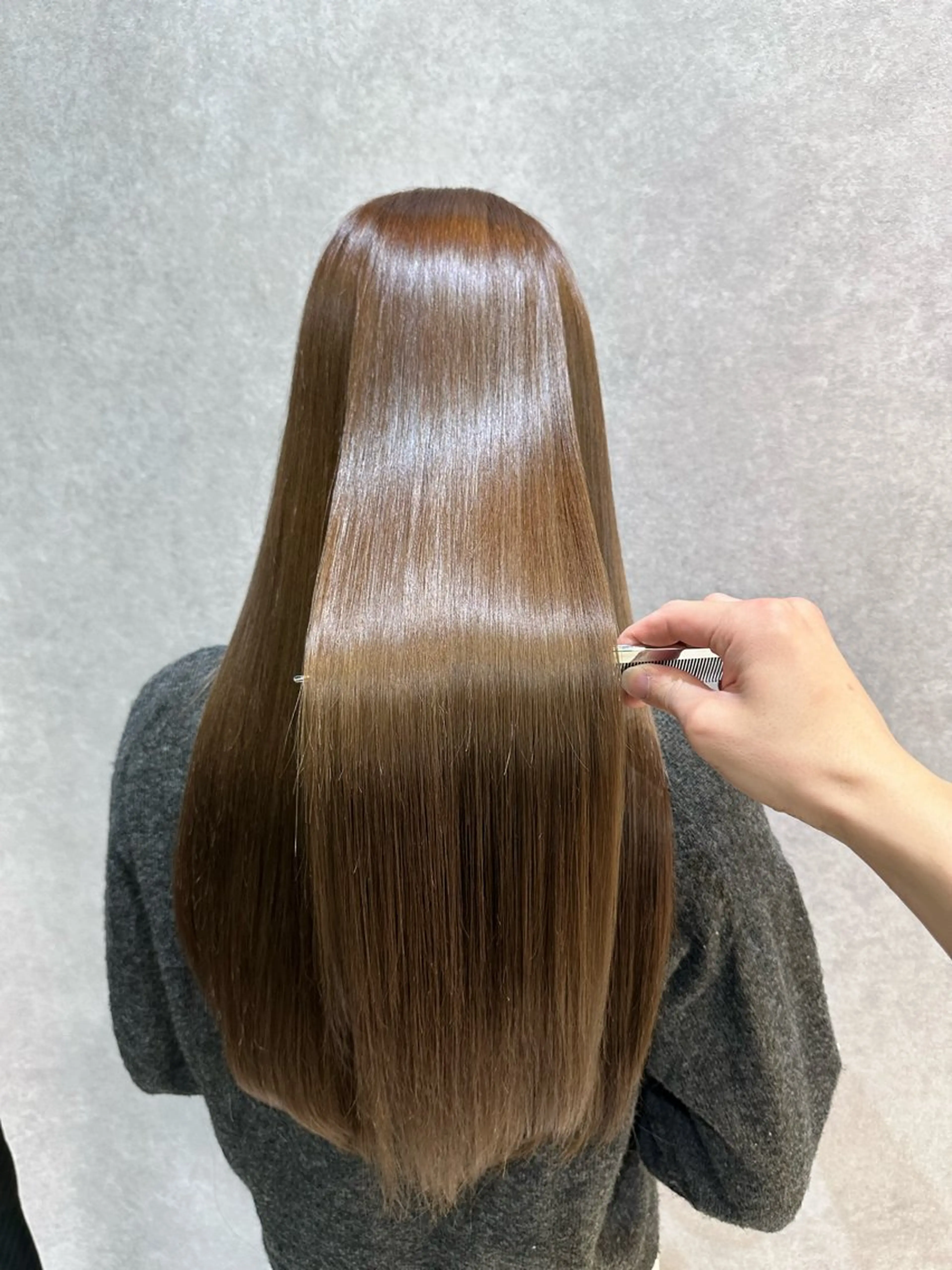 ロング カラー ヘアカラー トリートメント 🔸縮毛矯正/髪質 改善カラー石崎🔸のヘアスタイル