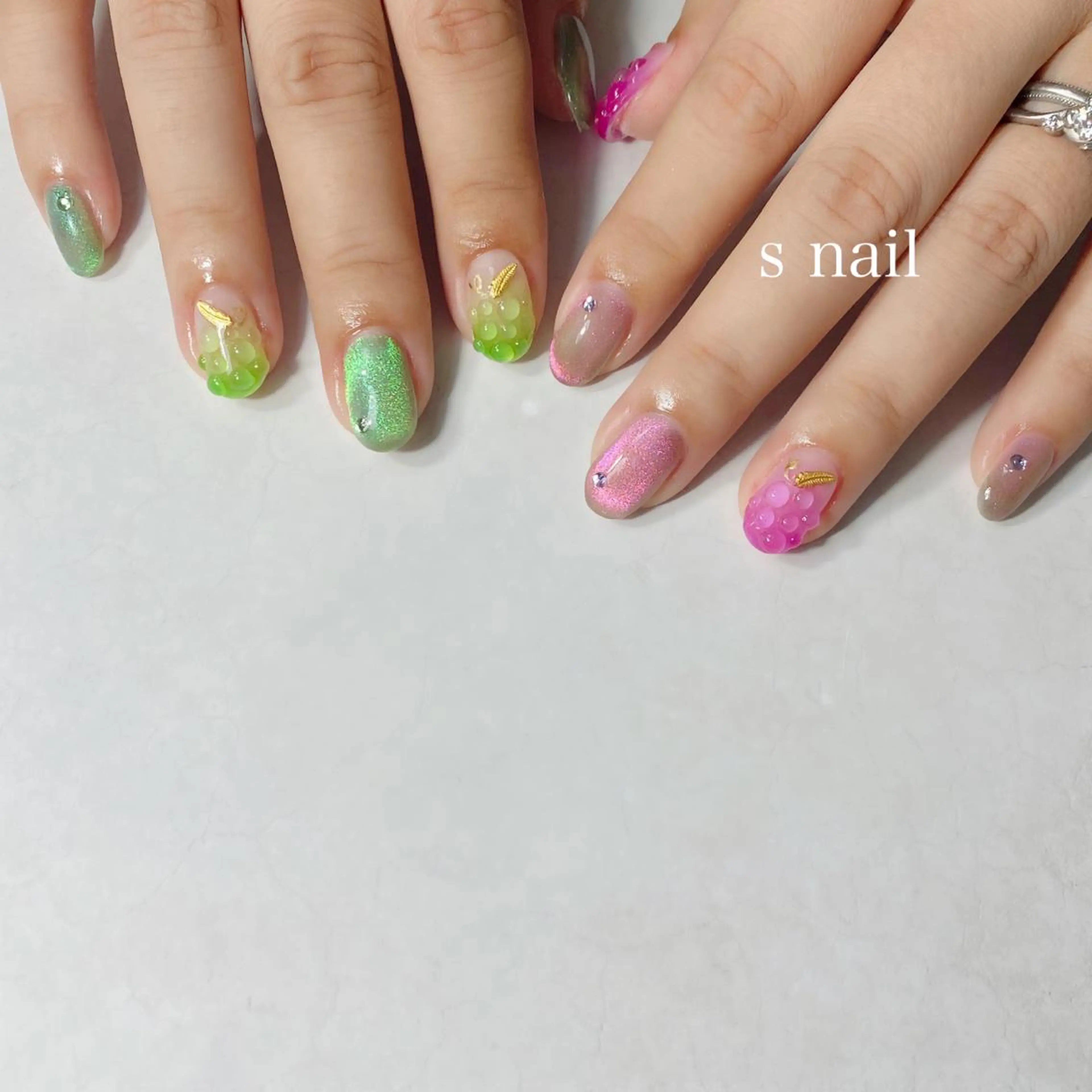 ネイル ハンドネイル s nail さとよしみゆきのネイルデザイン