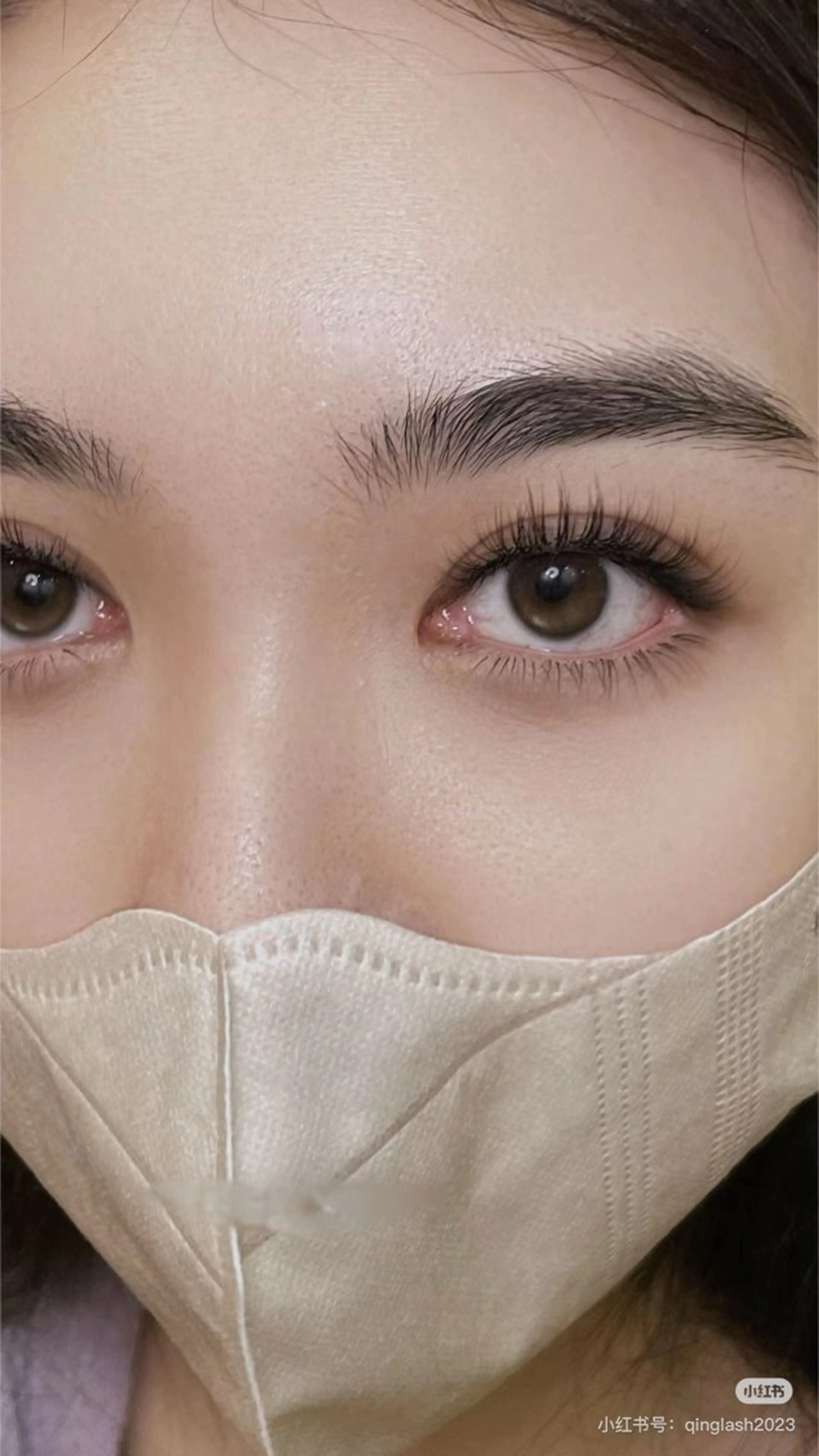 マツエク・マツパ バインドロック カラーマツエク フラットラッシュ ナチュラル パリジェンヌラッシュリフト YK• マツエクサロンのマツエク・マツパデザイン