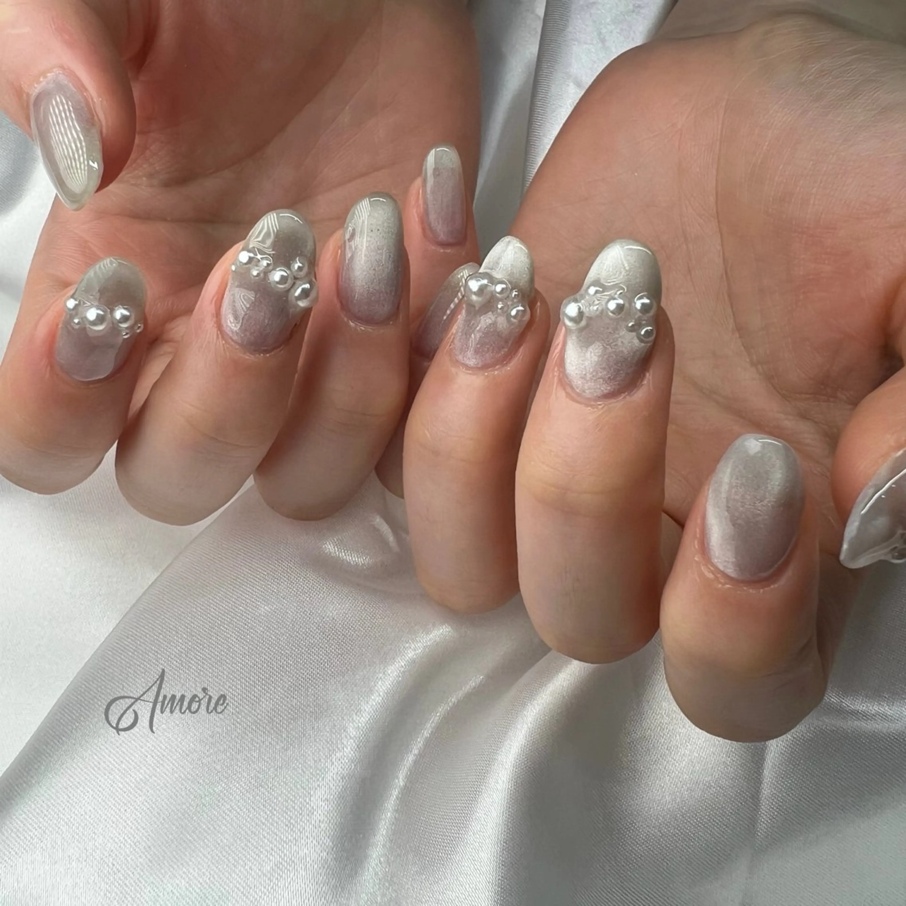 ネイル ジェルネイル キラキラネイル 韓国ネイル パラジェル You kyehwaのネイルデザイン