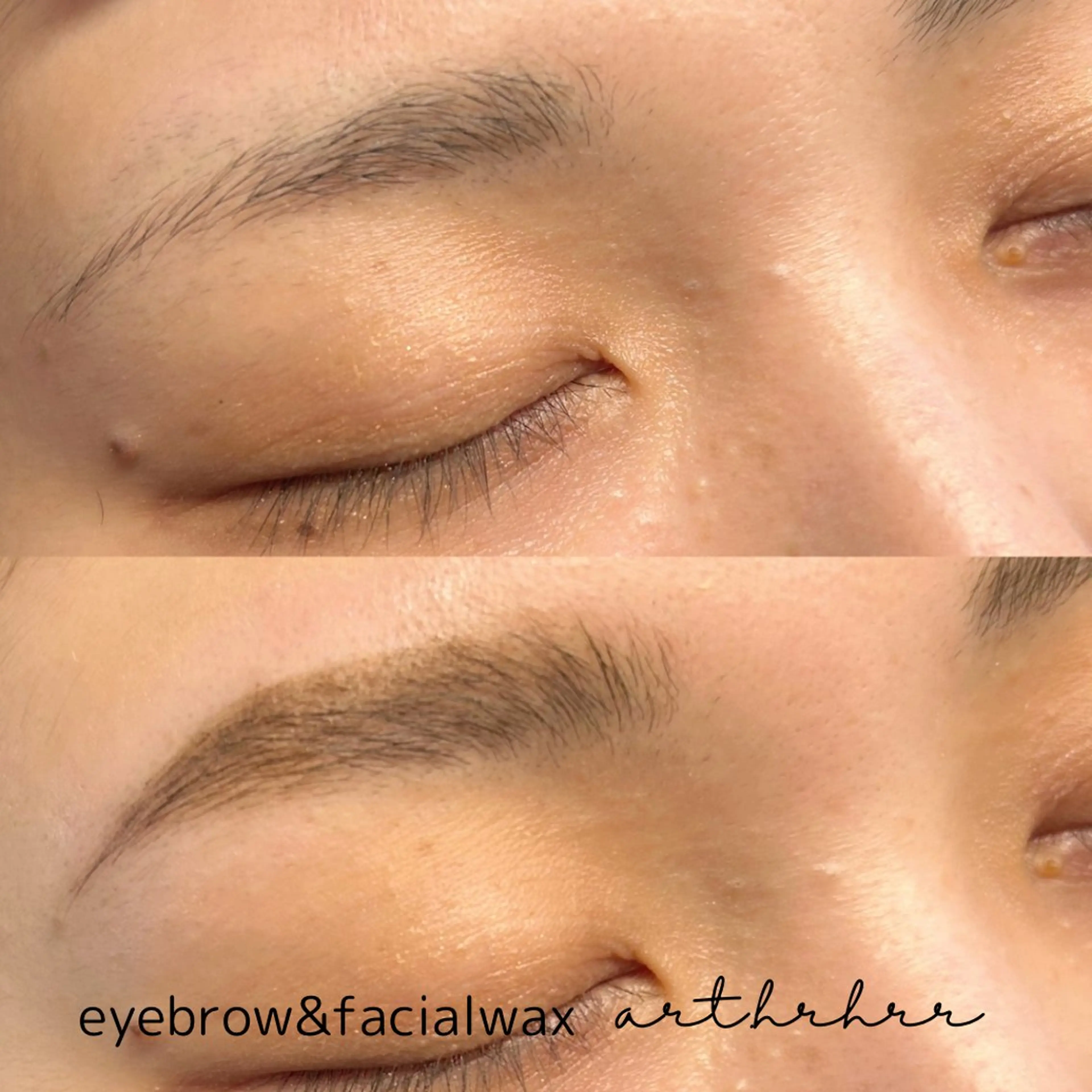 メンズ アイブロウ メンズパーマ ハリウッドブロウリフト メンズアイブロウ 眉毛ワックス脱毛 眉毛&フェイス WAX専門ハルヒラリの眉毛・アイブロウイメージ