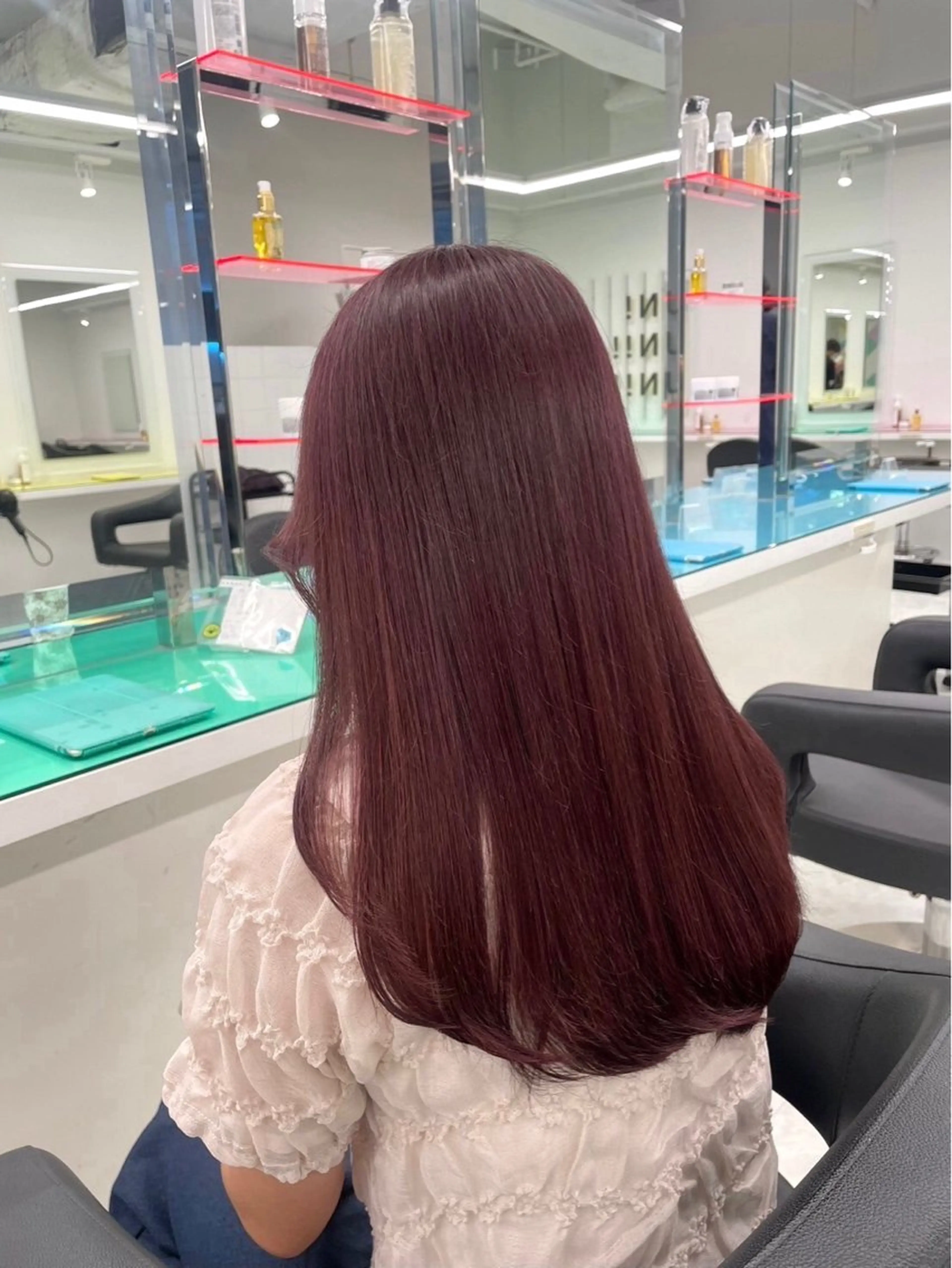 ロング カラー トレンド韓国暖色 ♡momo♡のヘアスタイル