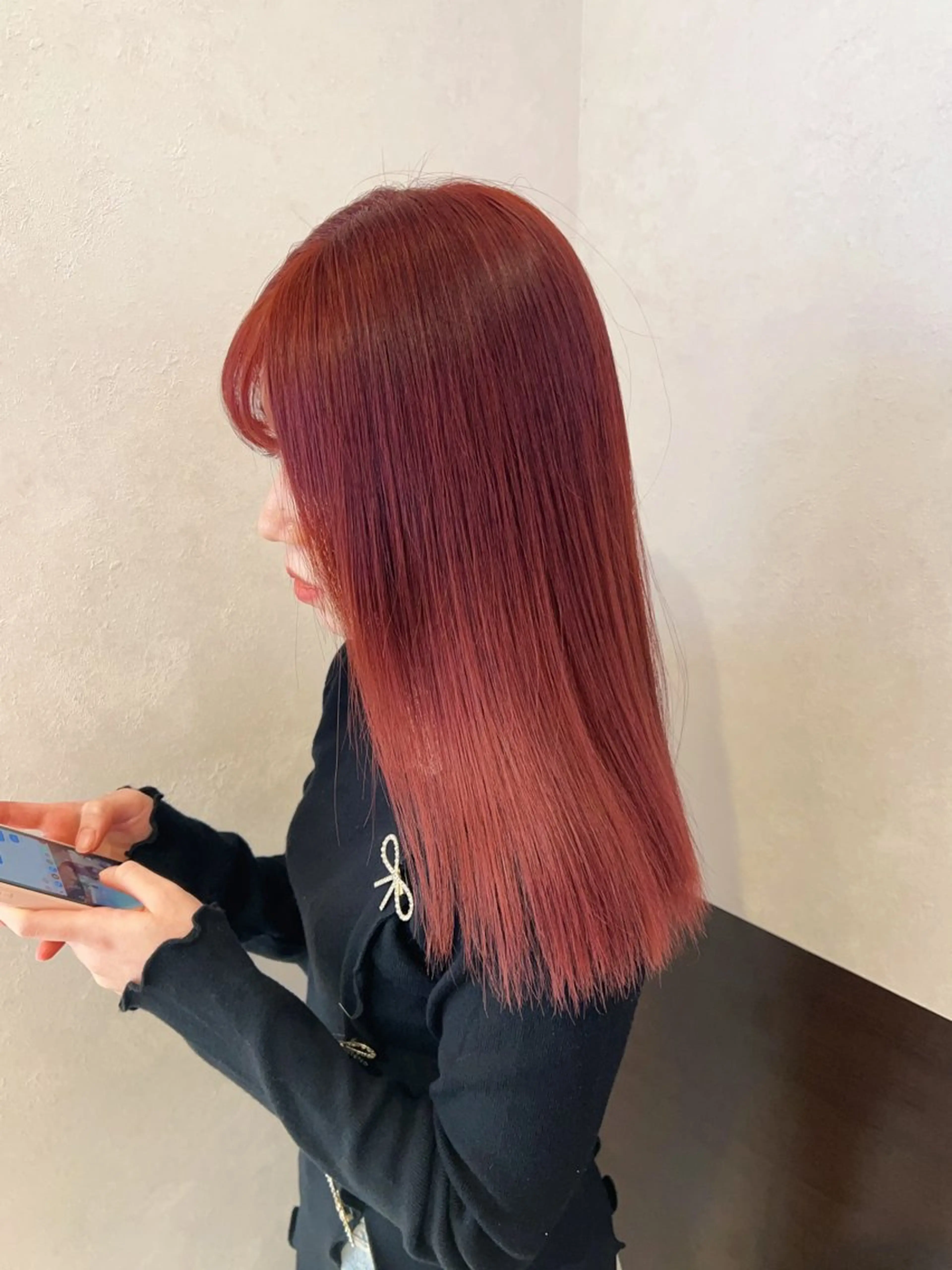 カラー nehus nagaoka所属・🖤複雑履歴ブリーチ Mizuki 🖤のヘアスタイル