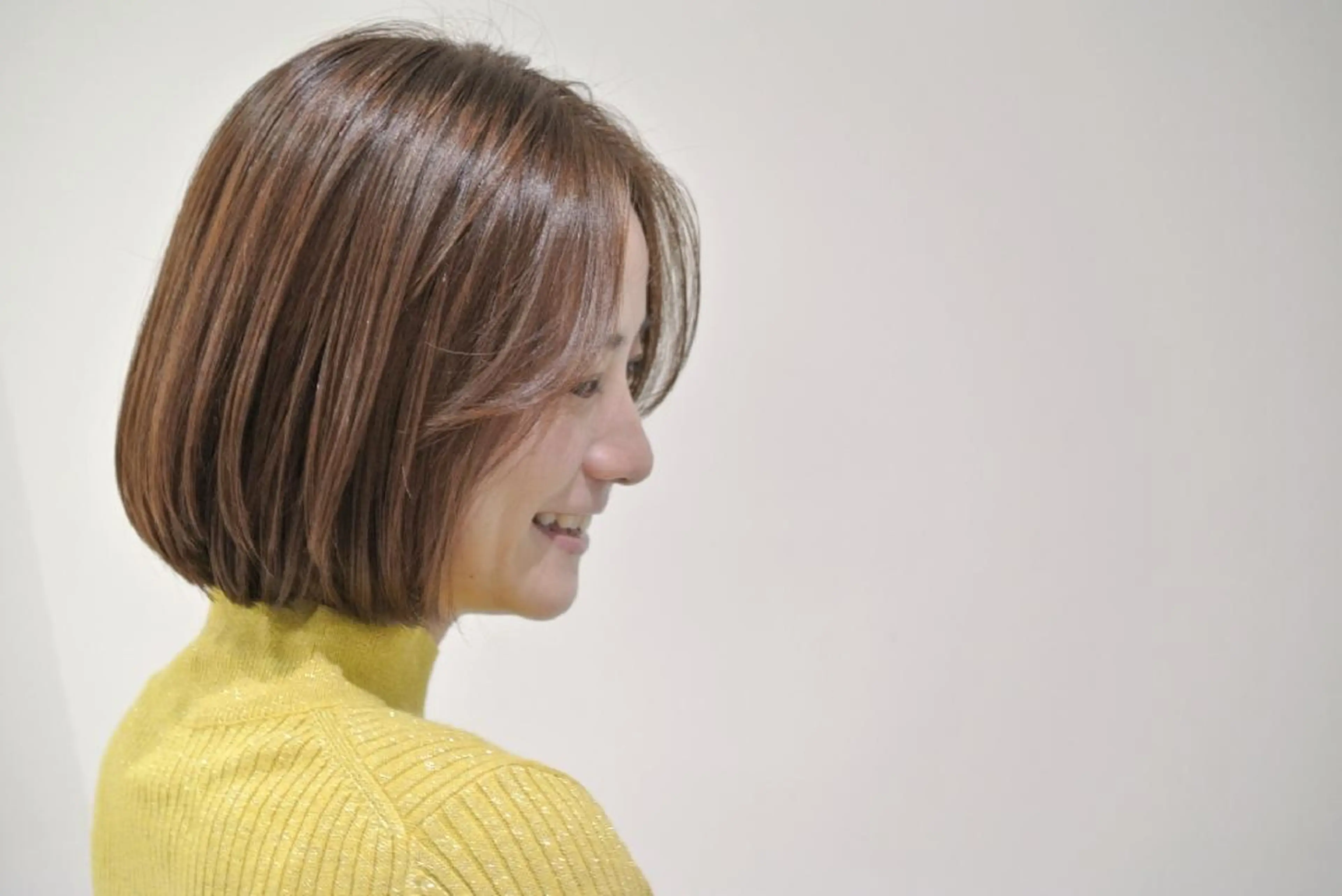 ショート カラー 透明感カラー ハイライトカラー ボブ ハイライト 樋口 千尋のヘアスタイル