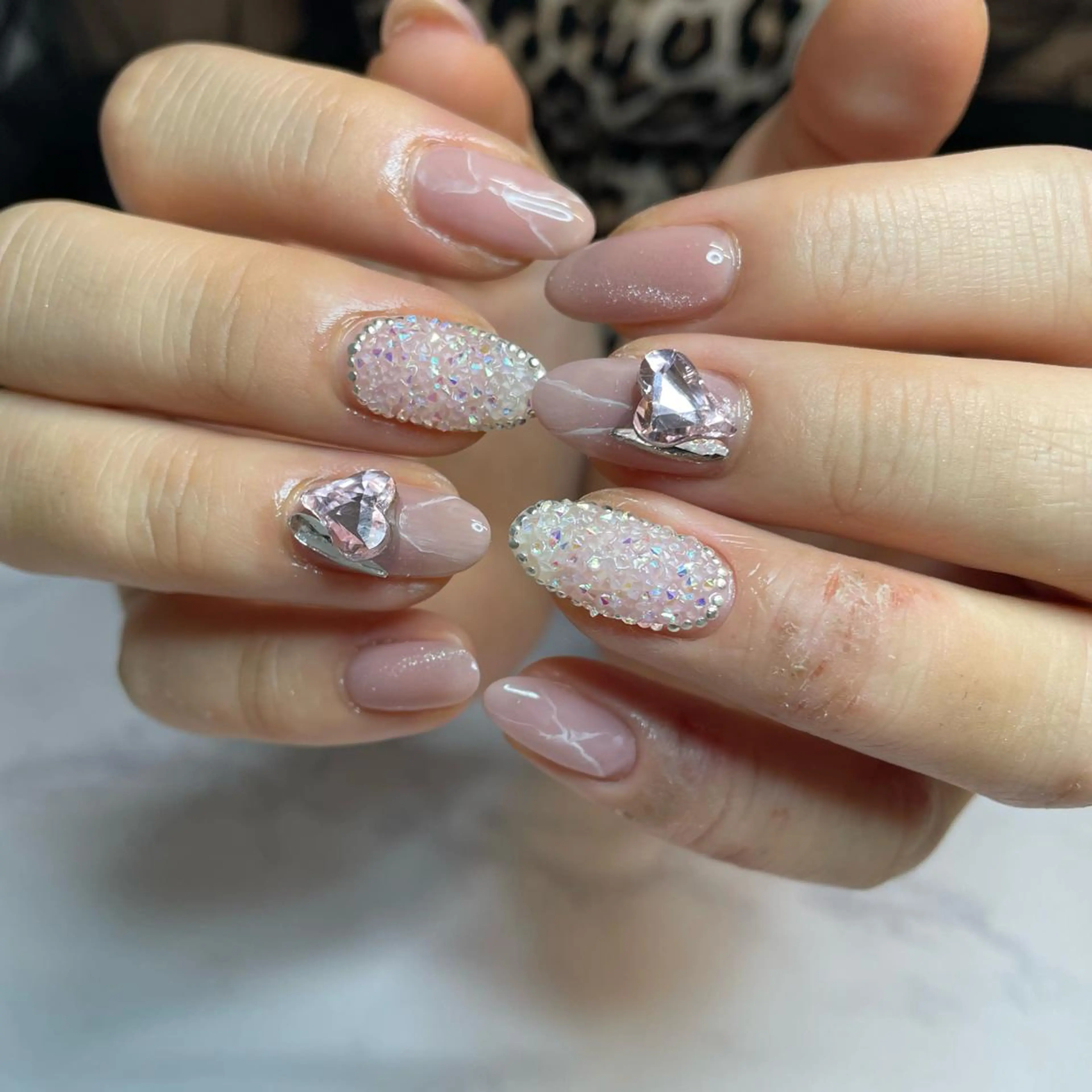 ネイル マグネットネイル 大理石ネイル(マーブル) 韓国/網紅/パーツ M-salonのネイルデザイン