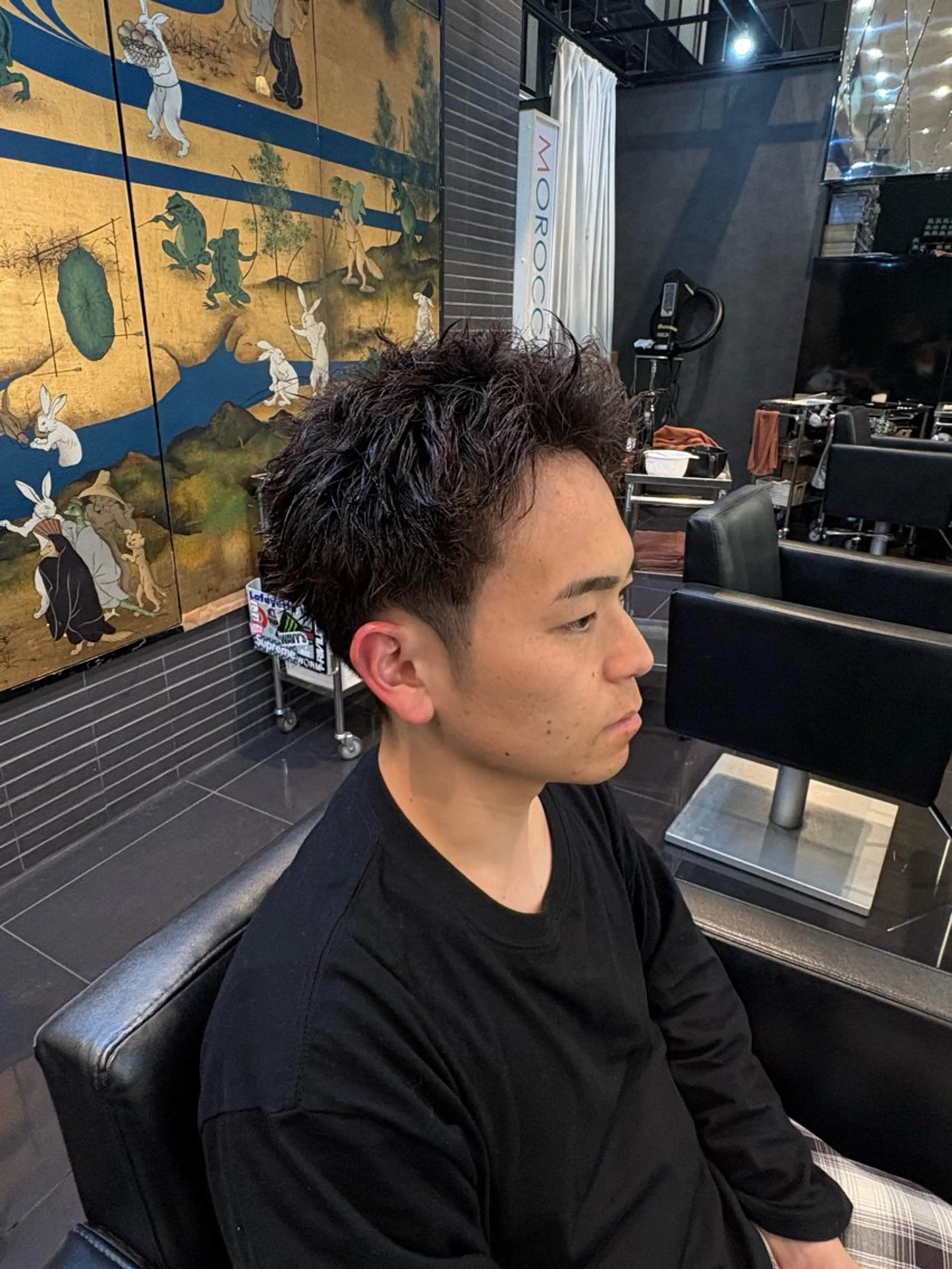 パーマ メンズ メンズパーマ カット パーマ 加藤晴輝/ カットモデル募集中のヘアスタイル