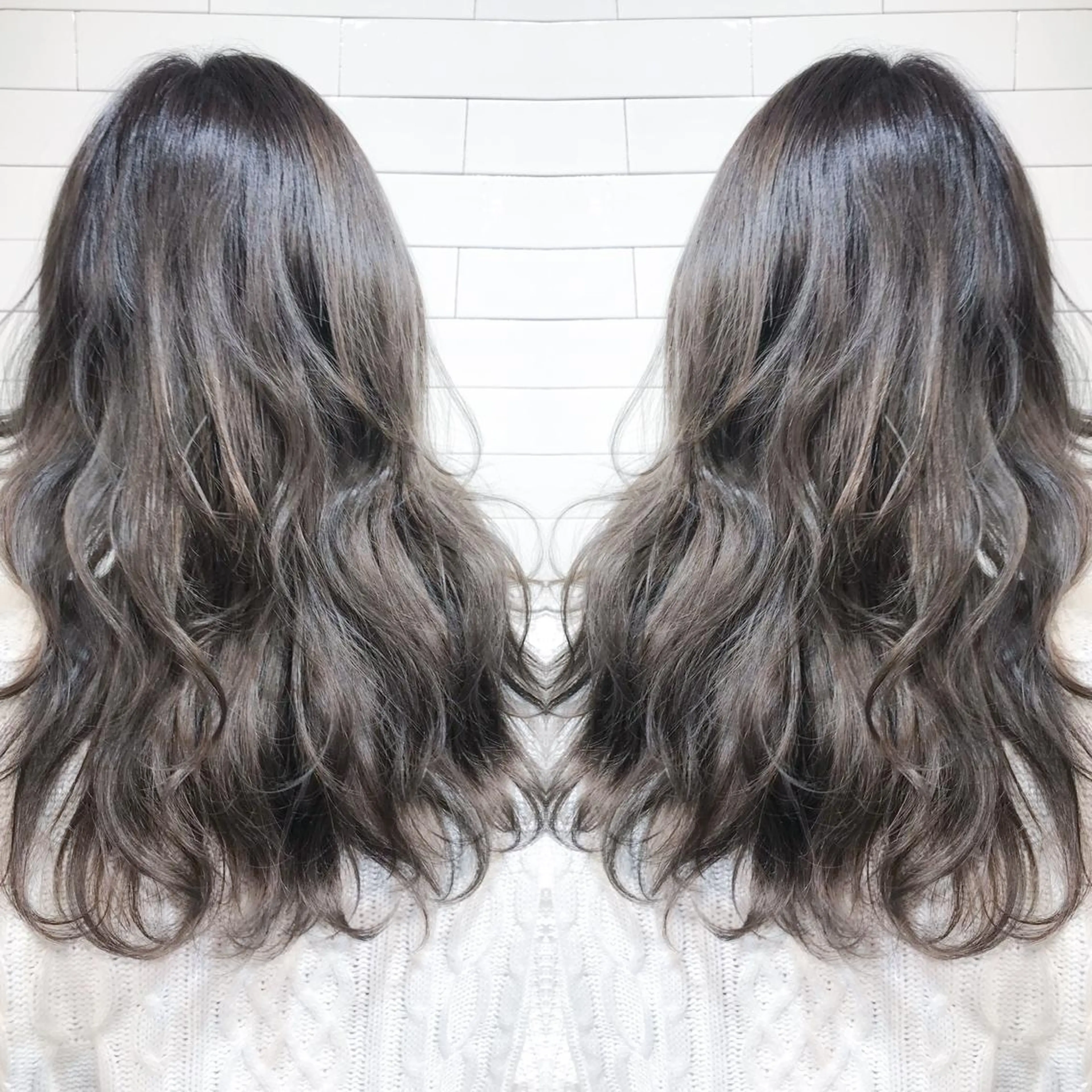 セミロング カラー グレージュ ヘアカラー トリートメント LA KING GINZA TOKYO所属・🧡ショートの達人 🧡SHOのヘアスタイル