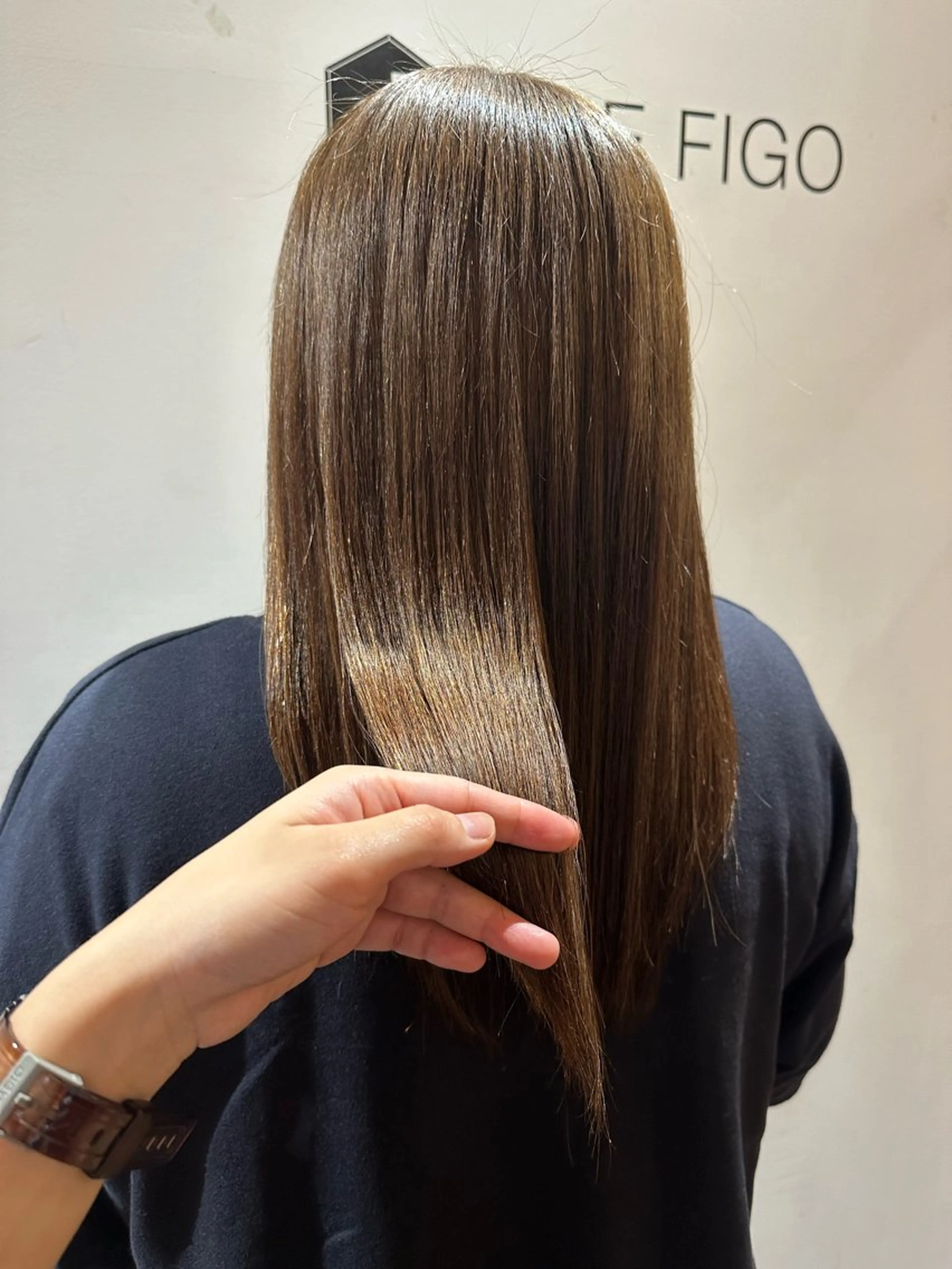 ロング カラー カット ヘアカラー トリートメント いまじゅく あおいのヘアスタイル