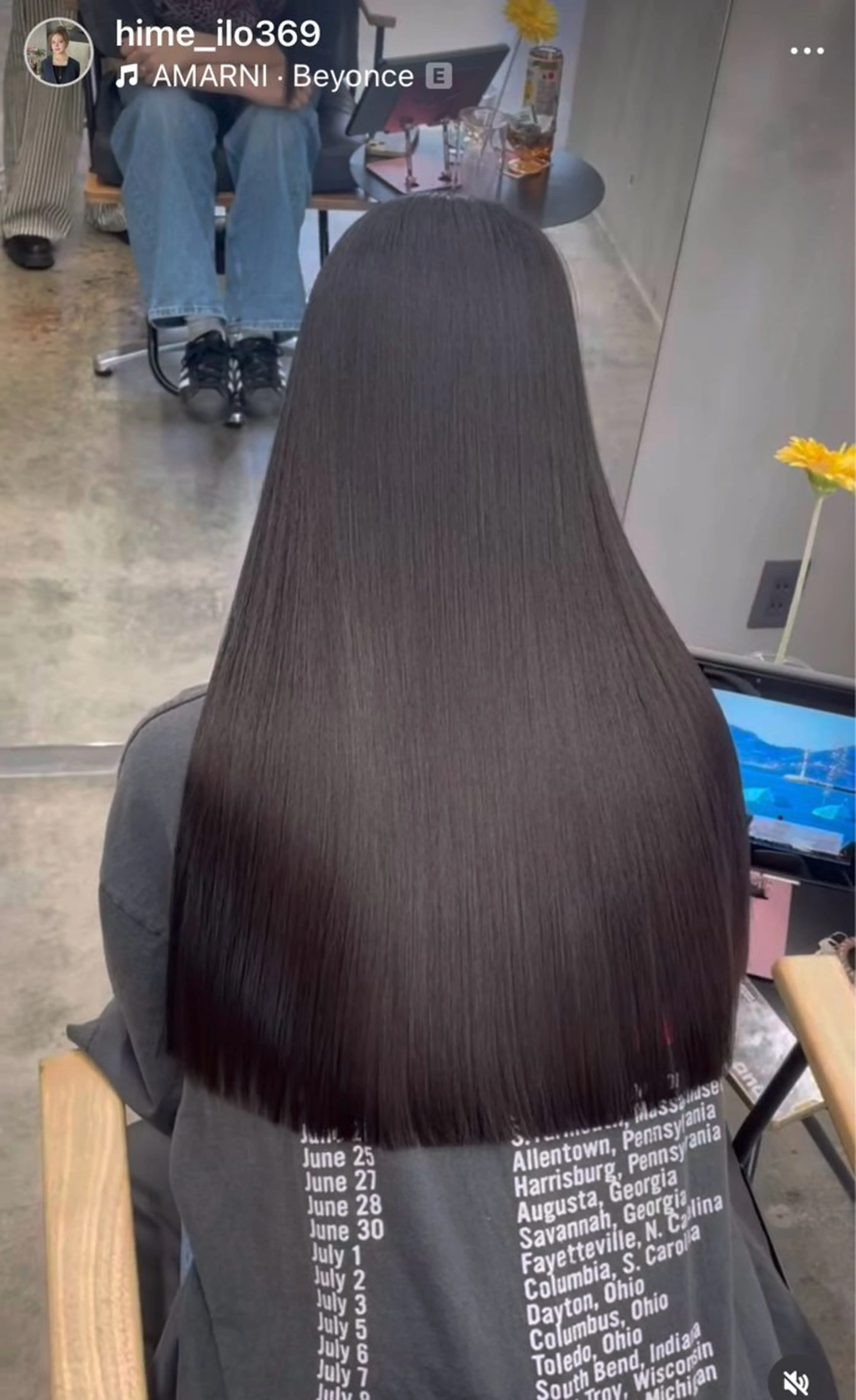 オイルストレート×カラーの写真