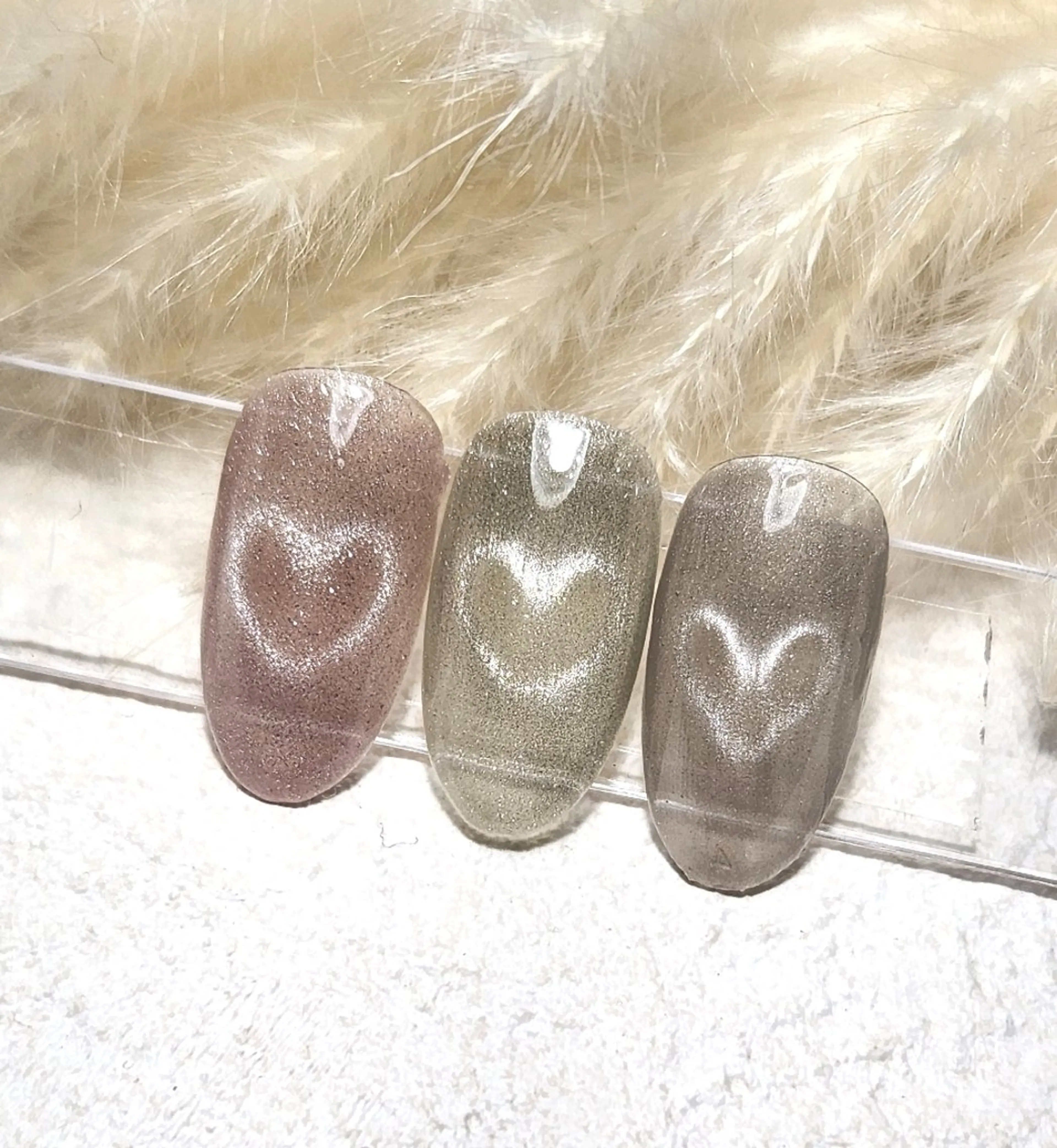 ネイル ハート マグネットネイル バレンタイン   BENNIEのネイルデザイン