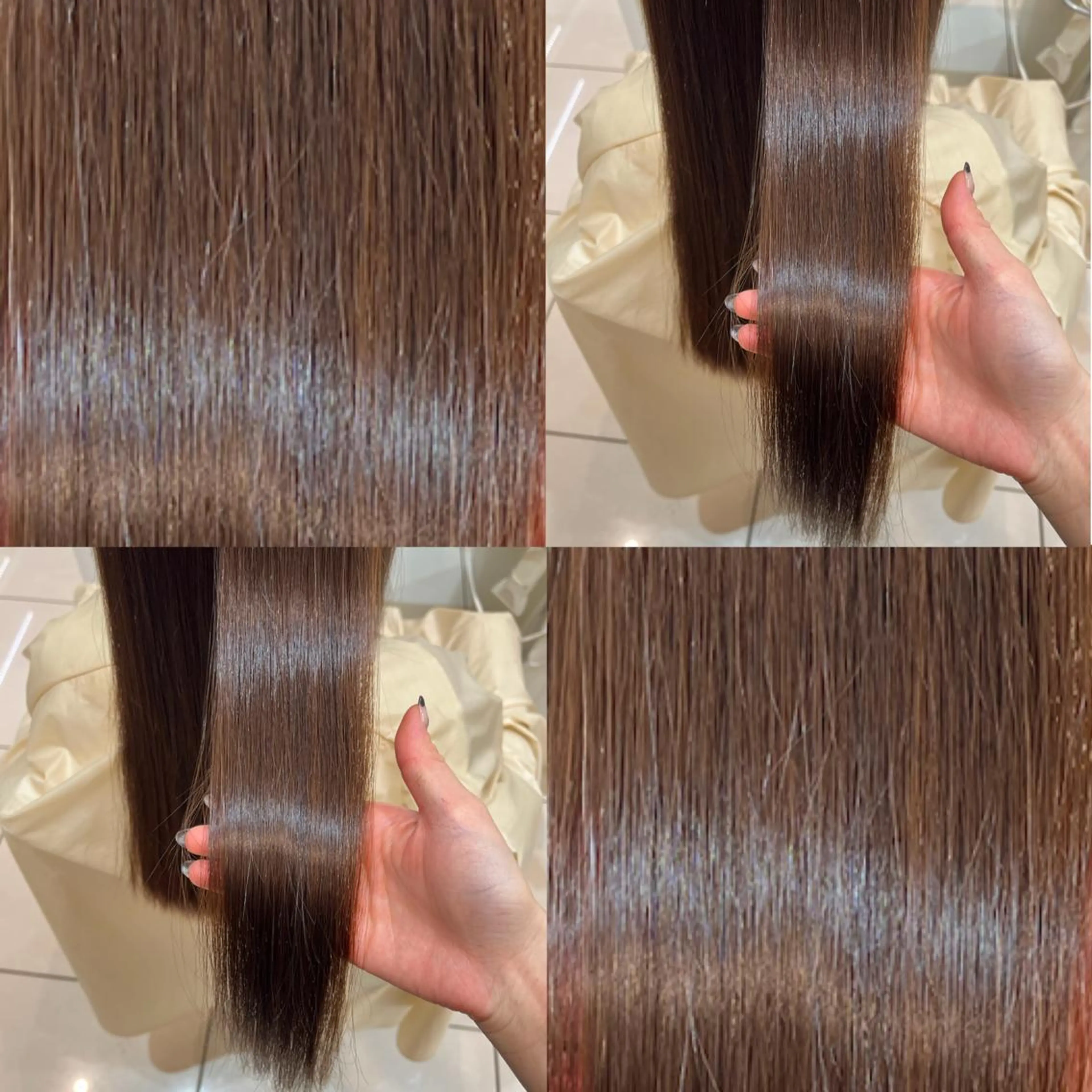 ロング パーマ ストレートパーマ mahiro 🦎のヘアスタイル