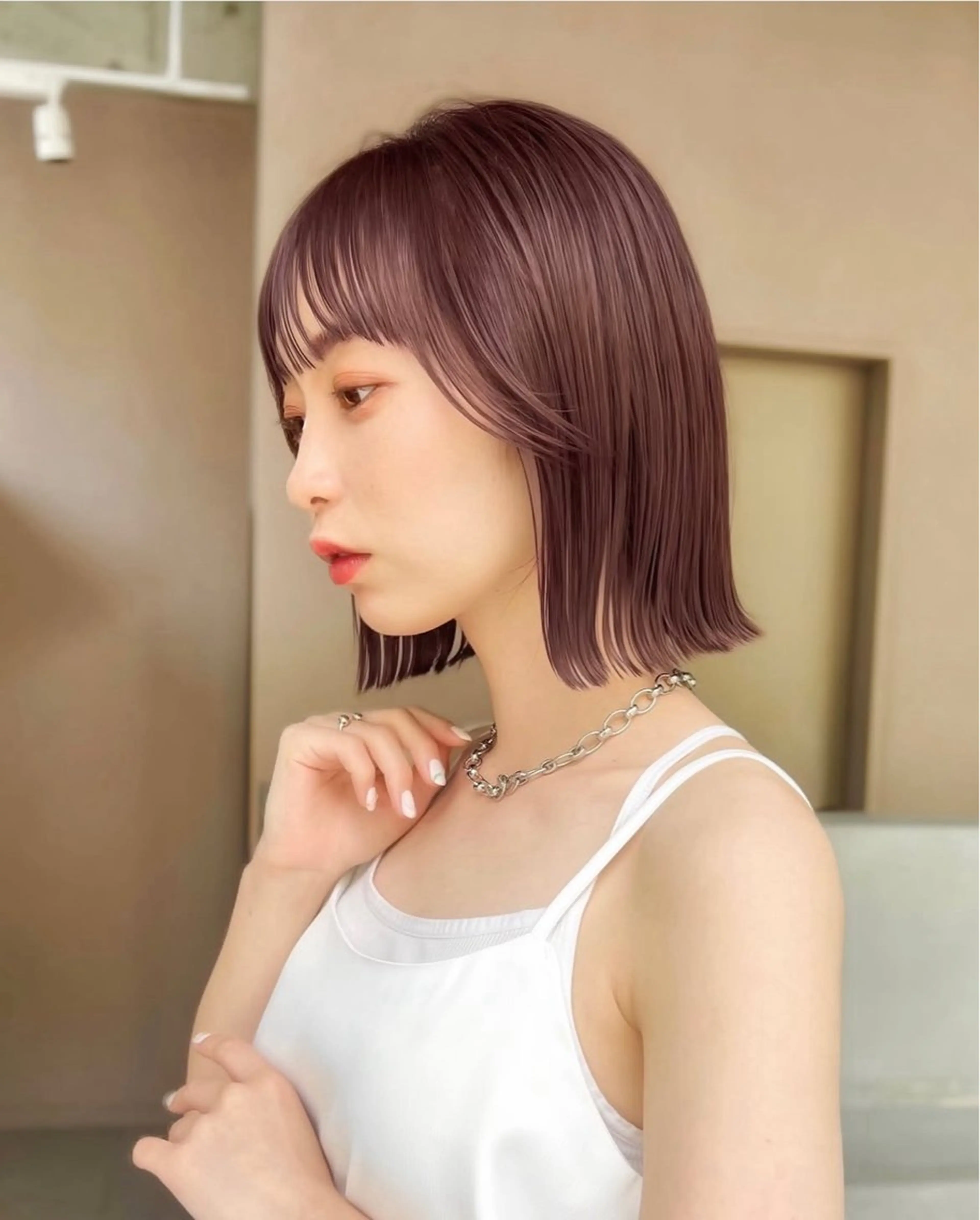 ショート ボブ ミディアムヘア Chifumiのヘアスタイル