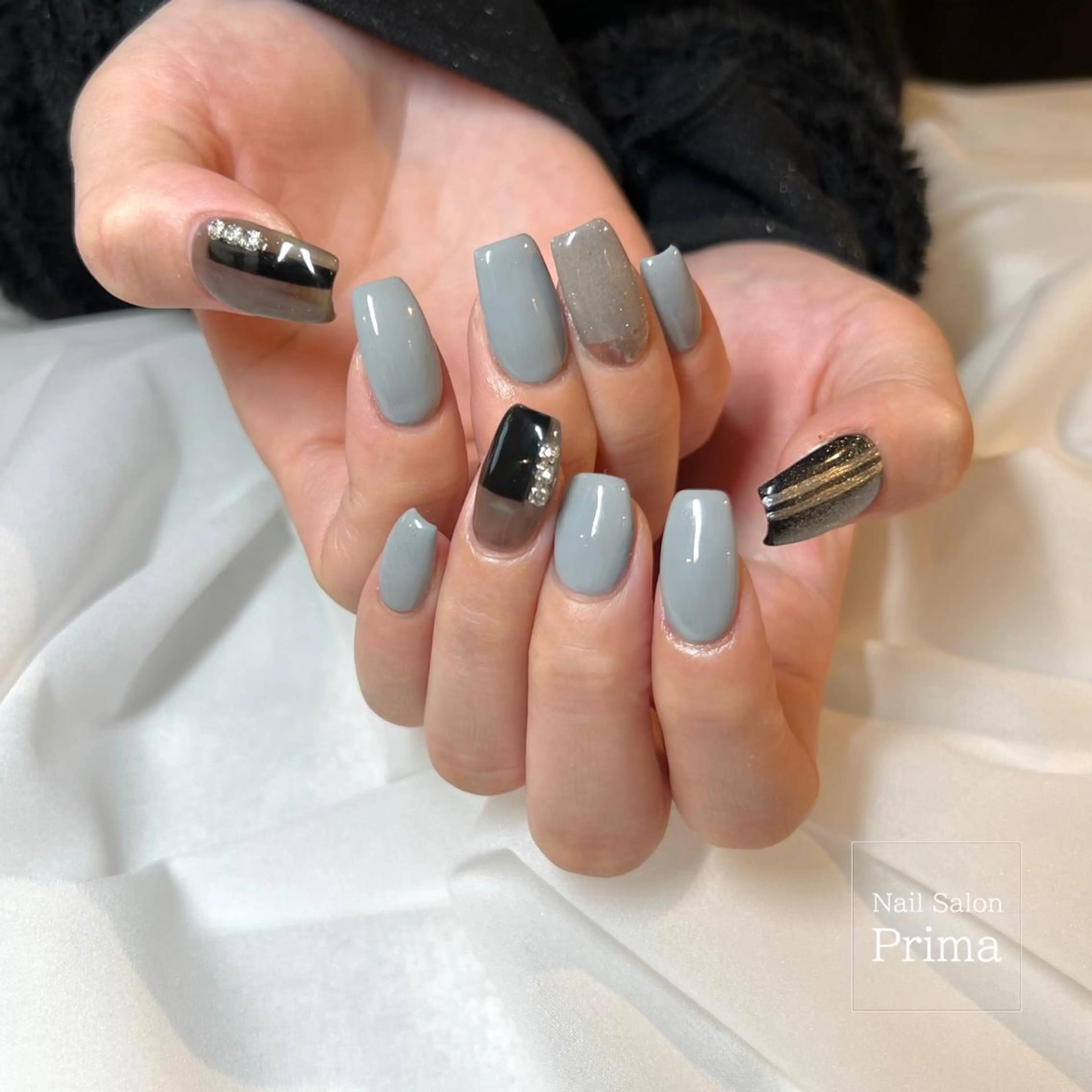 セミロング ネイル SalonPrima Nail & Eyeのマツエク・マツパデザイン