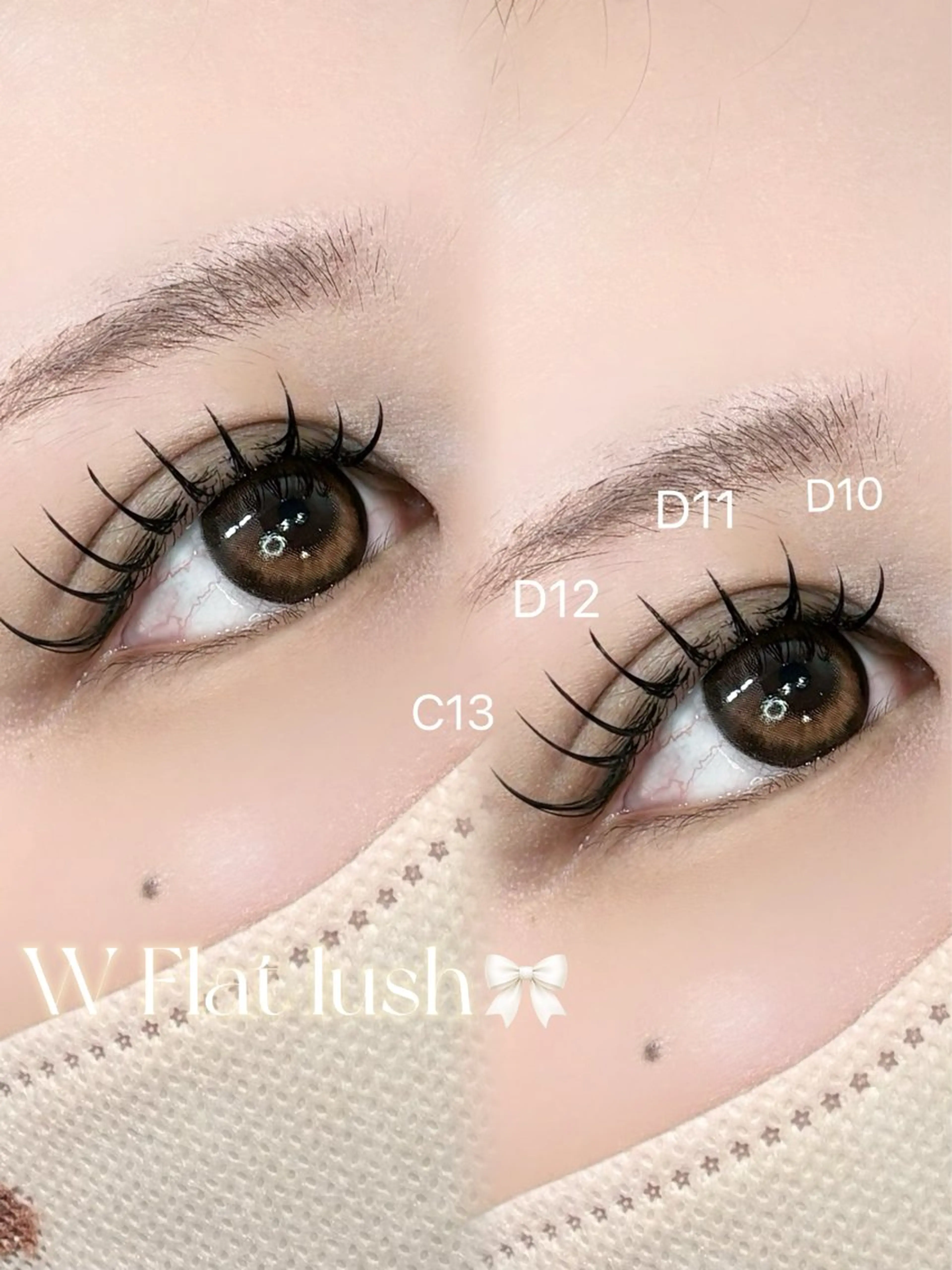 マツエク・マツパ フラットラッシュ マツエク sol soraのマツエク・マツパデザイン