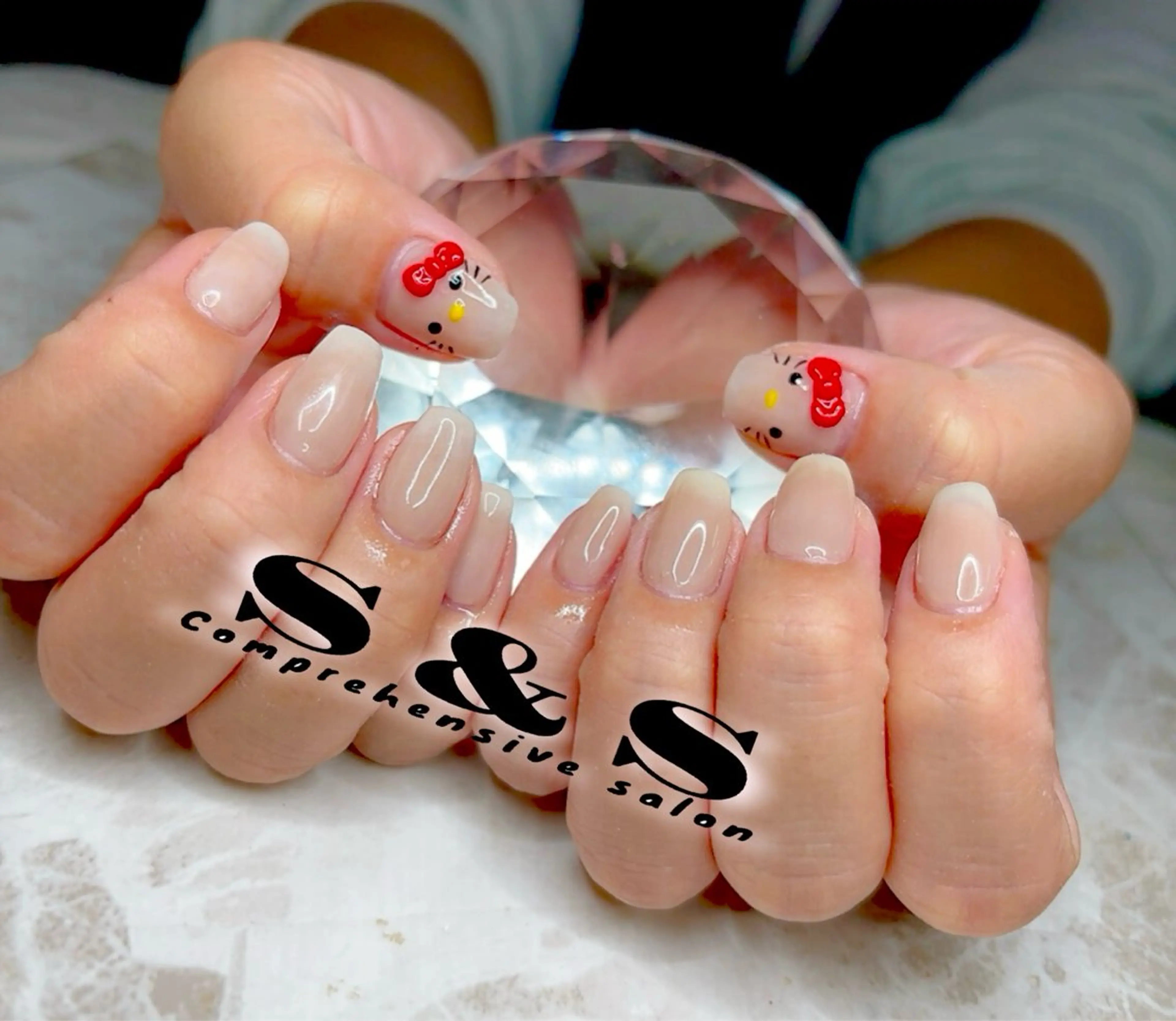 ネイル 長さ出し メンズネイル 持ち込み S&S 村田小百合のネイルデザイン