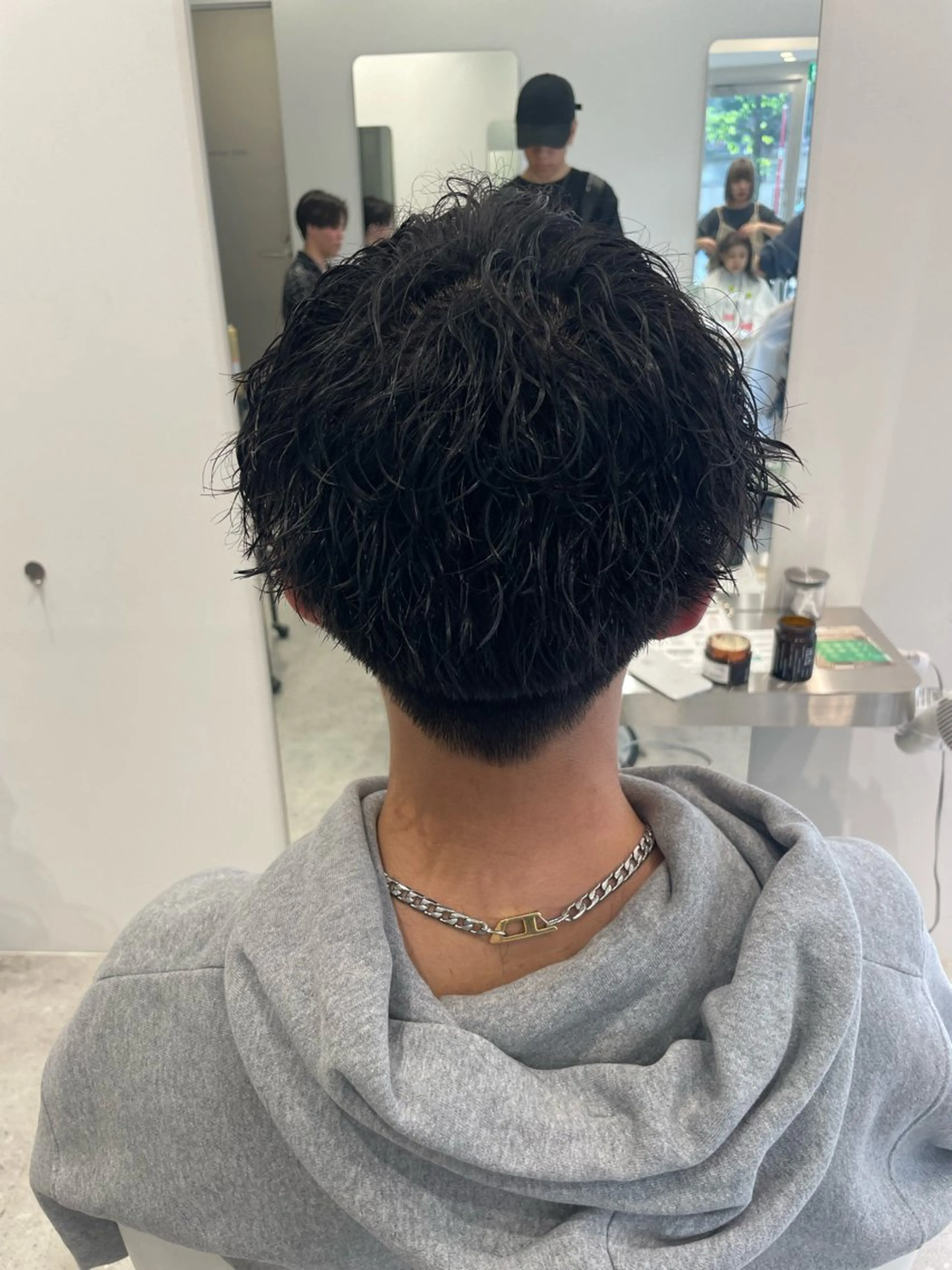 パーマ メンズ 無料ショートモデル 募集中❗️秋山ひらいのヘアスタイル