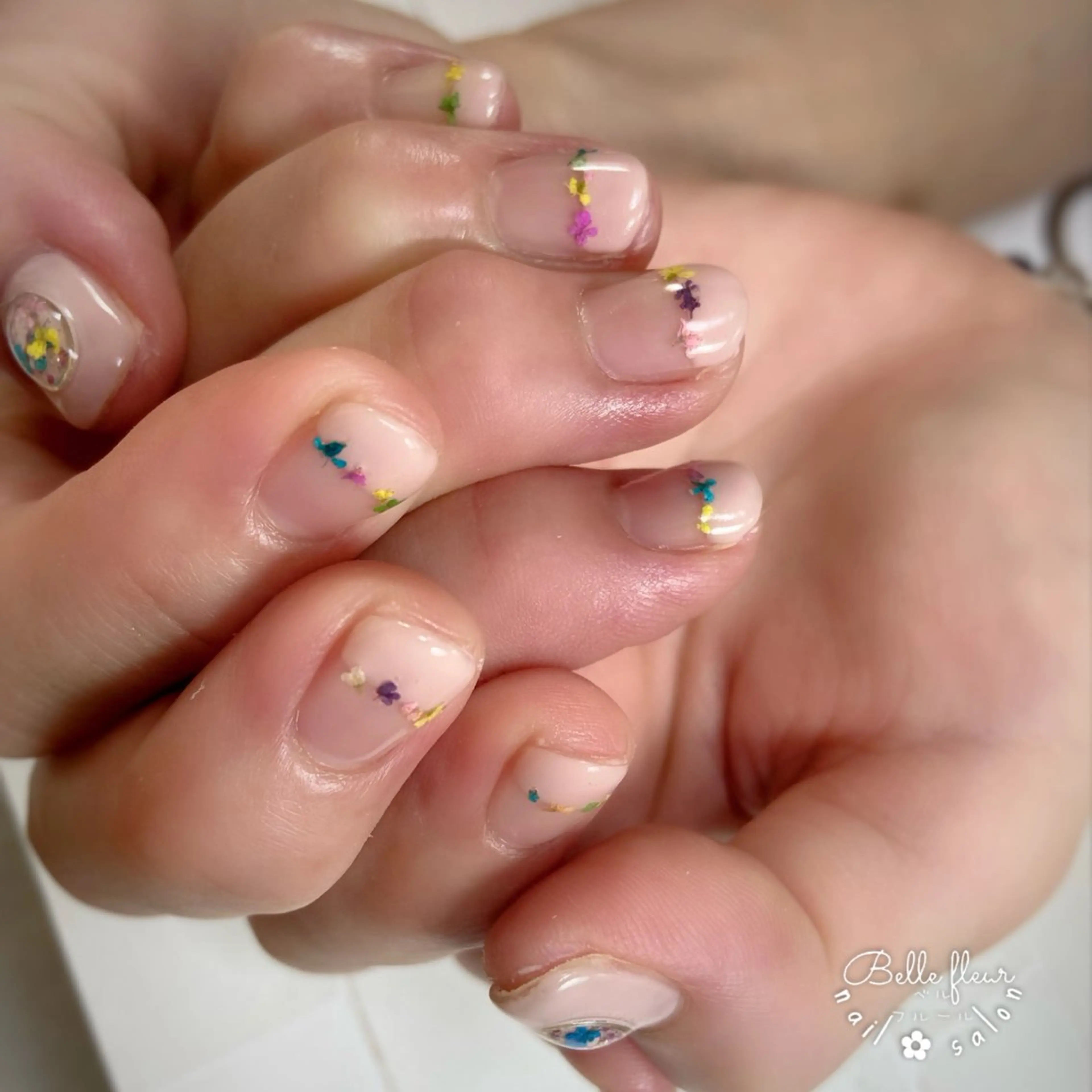 ネイル ハンドネイル ﾈｲﾙｻﾛﾝ Bellefleurのネイルデザイン