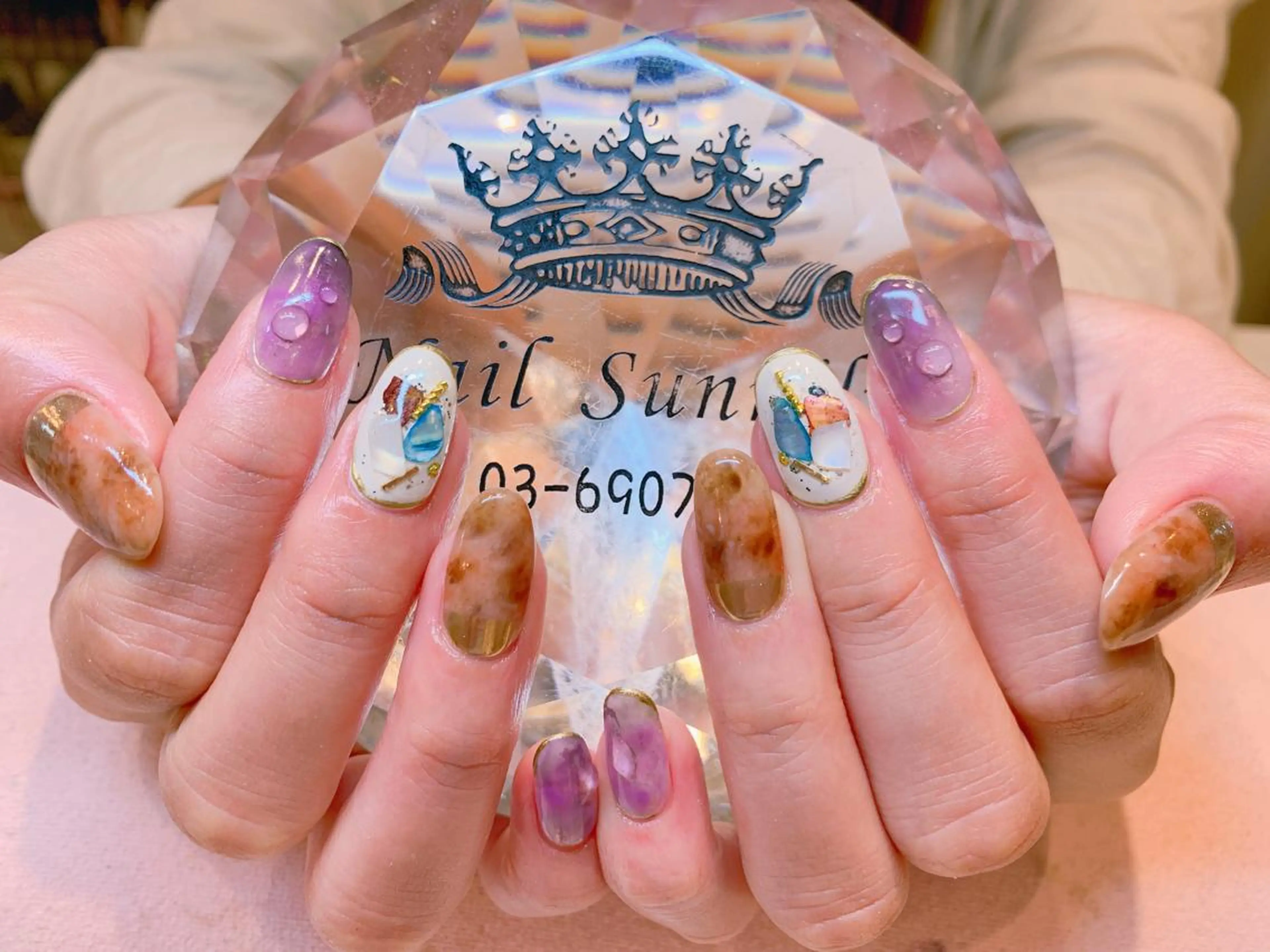 ネイル 長さだし専門店 M2　rikaのネイルデザイン