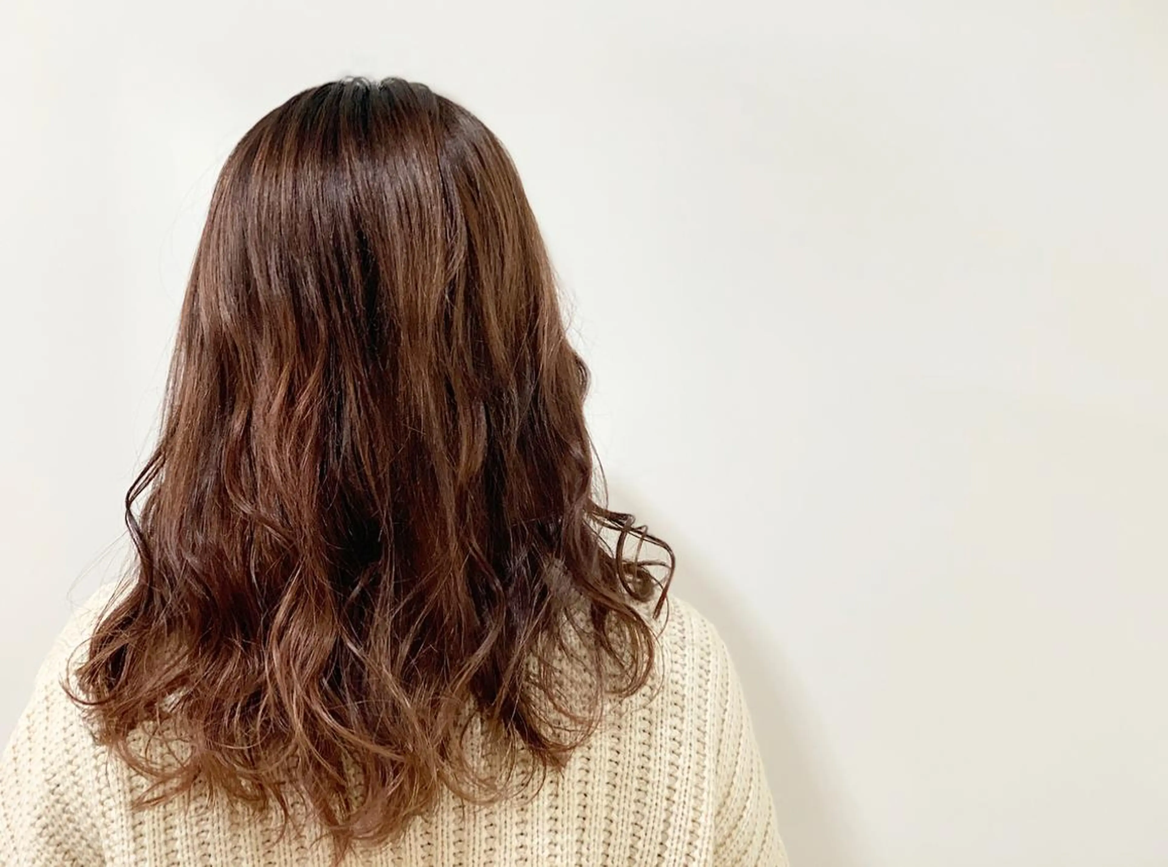 ロング カラー ヘアカラー トリートメント あべ ゆうかのヘアスタイル