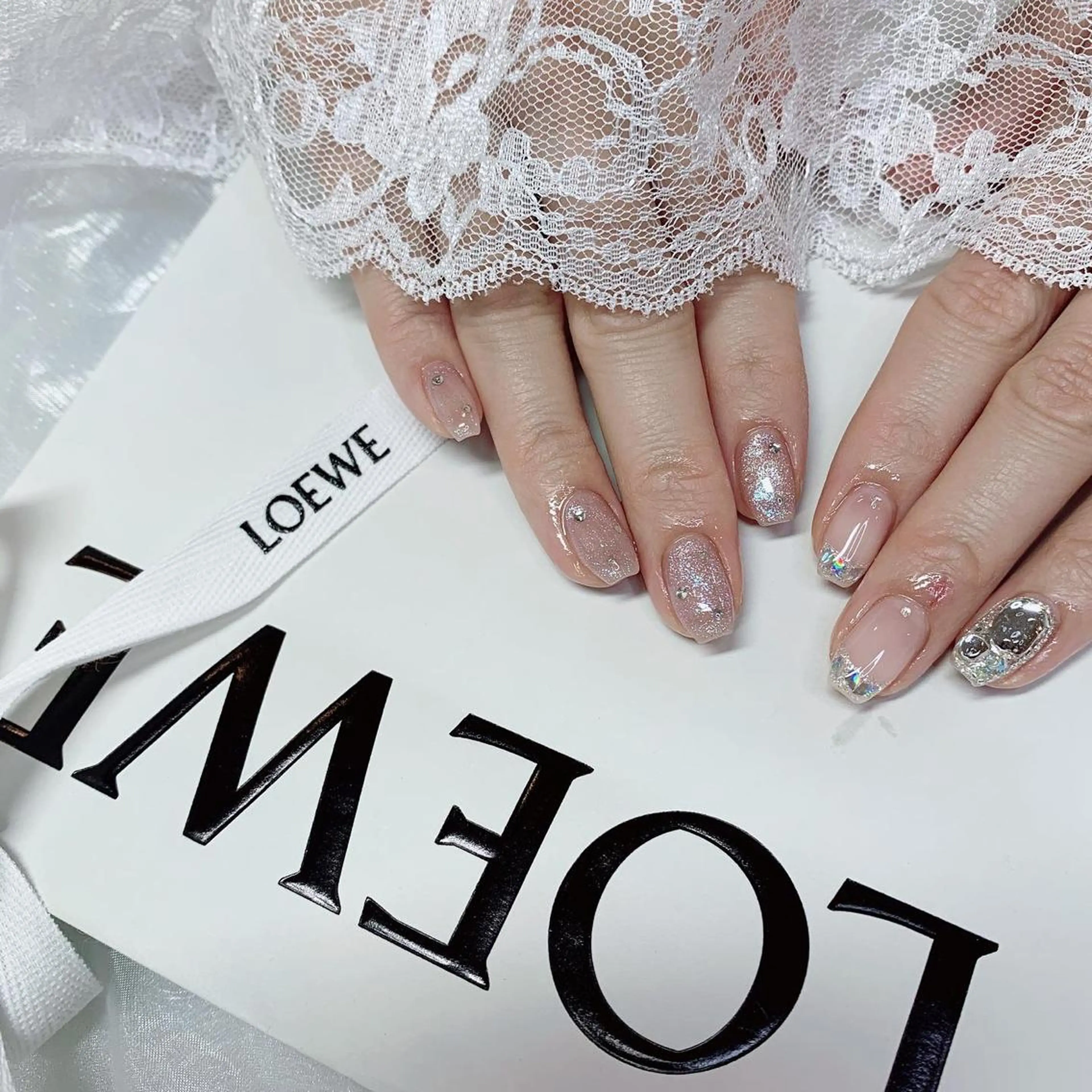 ネイル ハンドネイル La neige* yuki 🥯🍑のネイルデザイン